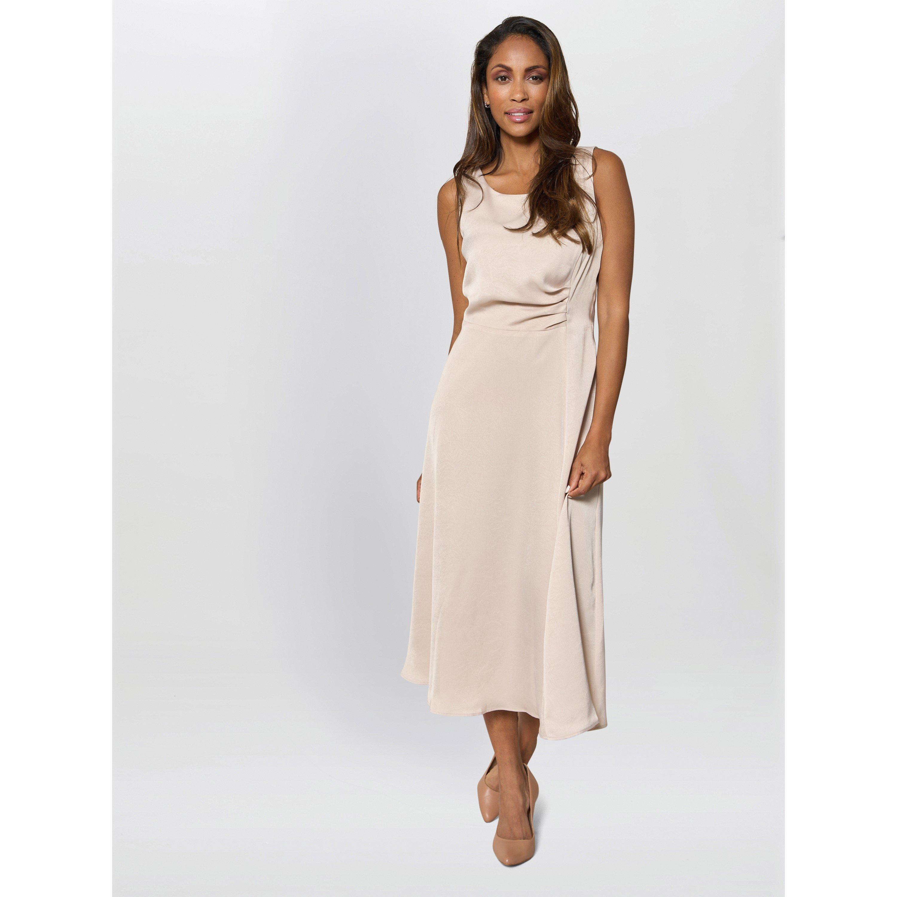 Cream - Gina Bacconi - Sandy Sleeveless Midi Dress - 7