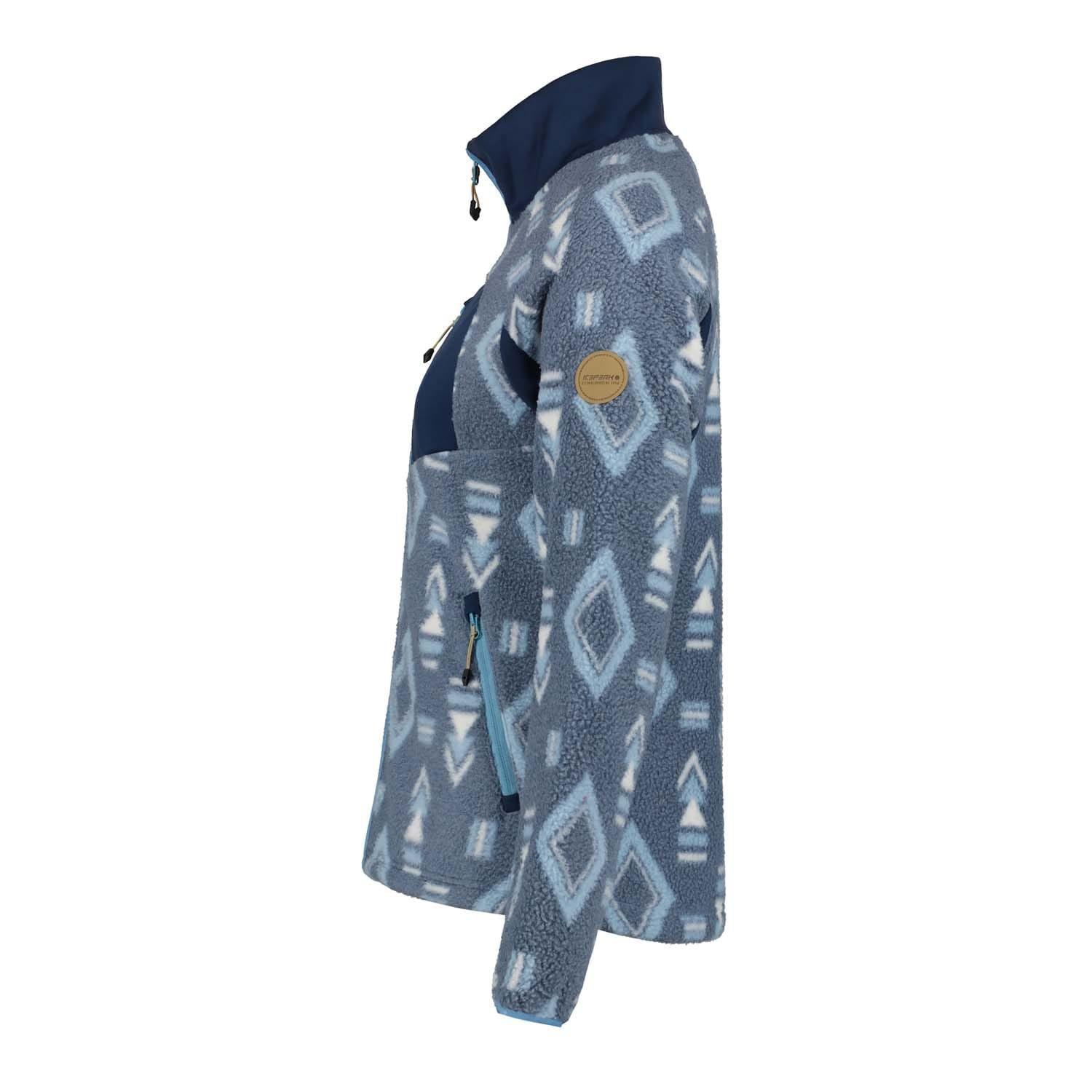 Blue - Icepeak - Millstadten Full-Zip Fleece Womens - 3