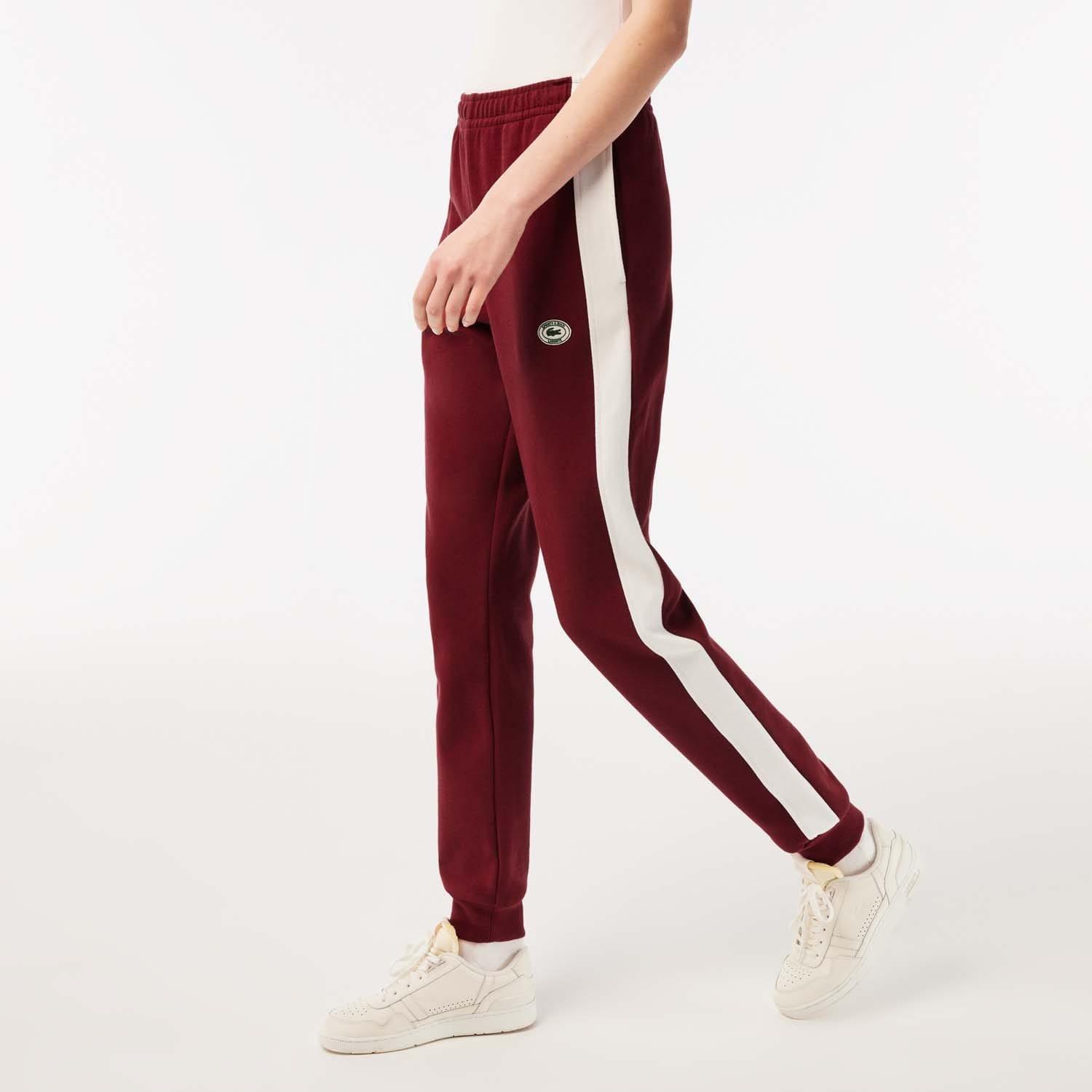 Red - Lacoste - Sporty & Rich Stretch Track Pants - 4