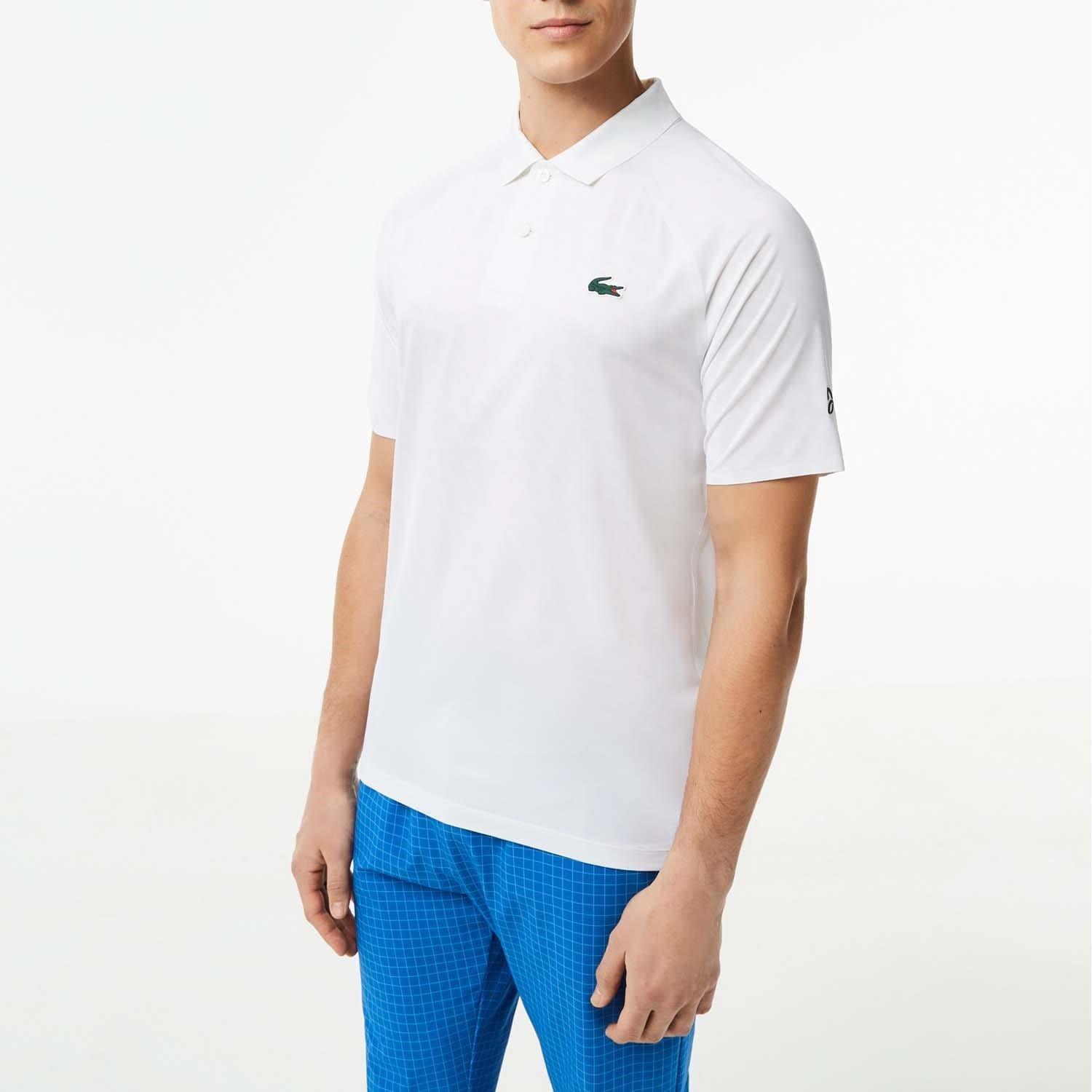 White - Lacoste - Tennis x Novak Djokovic Player Version Polo Shirt - 1