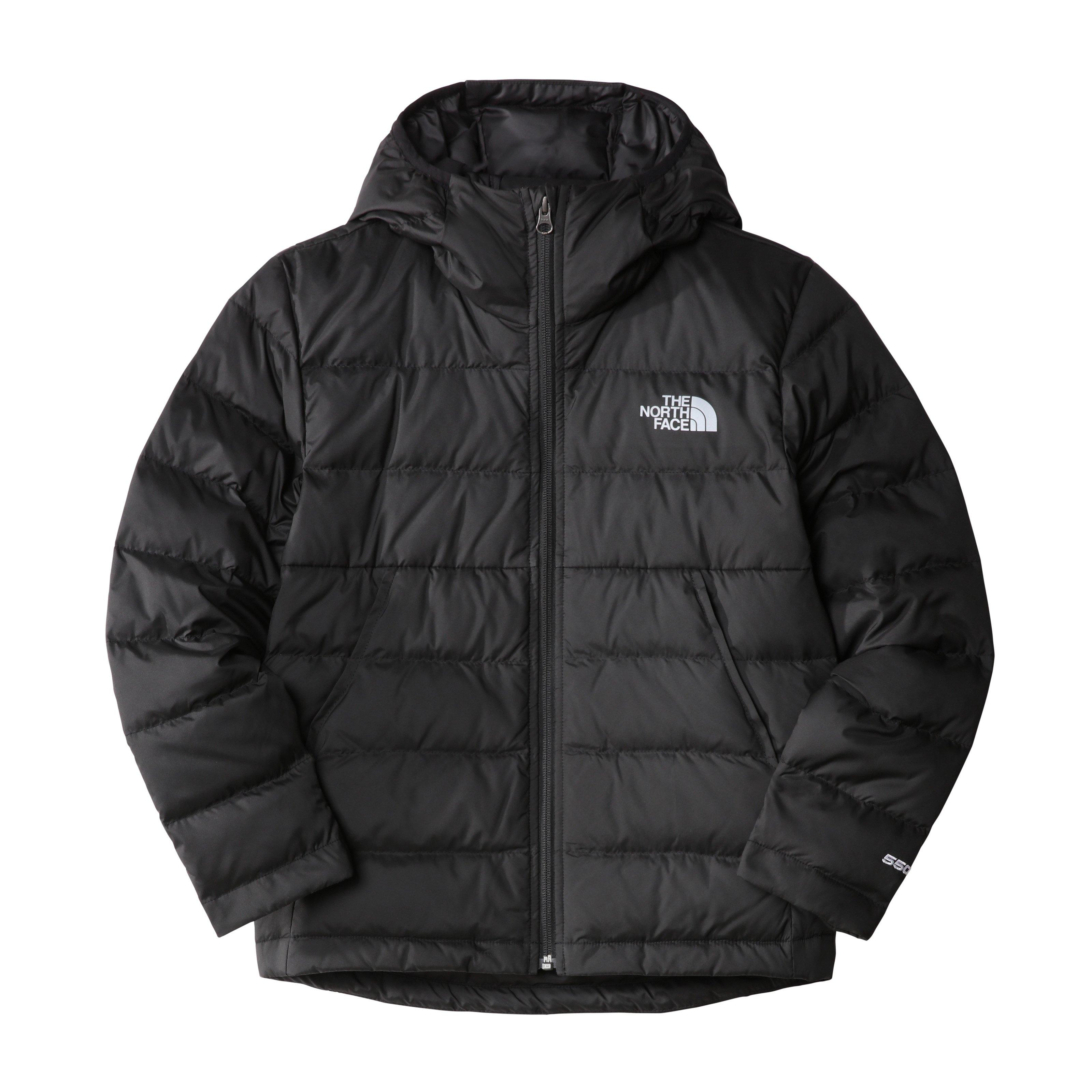 Black JK3 - The North Face - Kids' Never Stop 550-Fill Down FlashDry Long Sleeve Short Puffer Jacket - 1