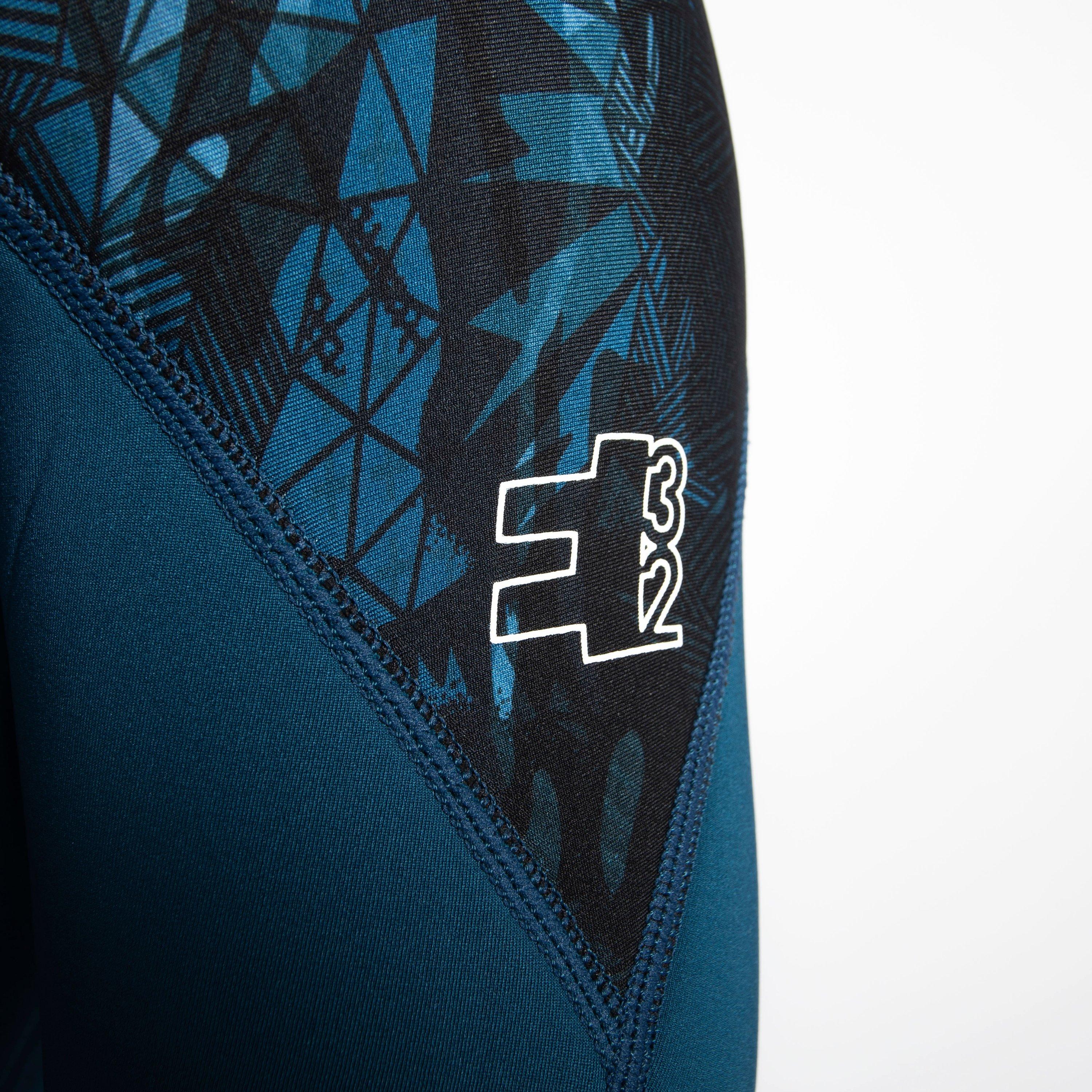 Navy/Nuwave - Gul - RESPONSE ECHO 3/2MM FLATLOCK SHORTI WETSUIT - 3