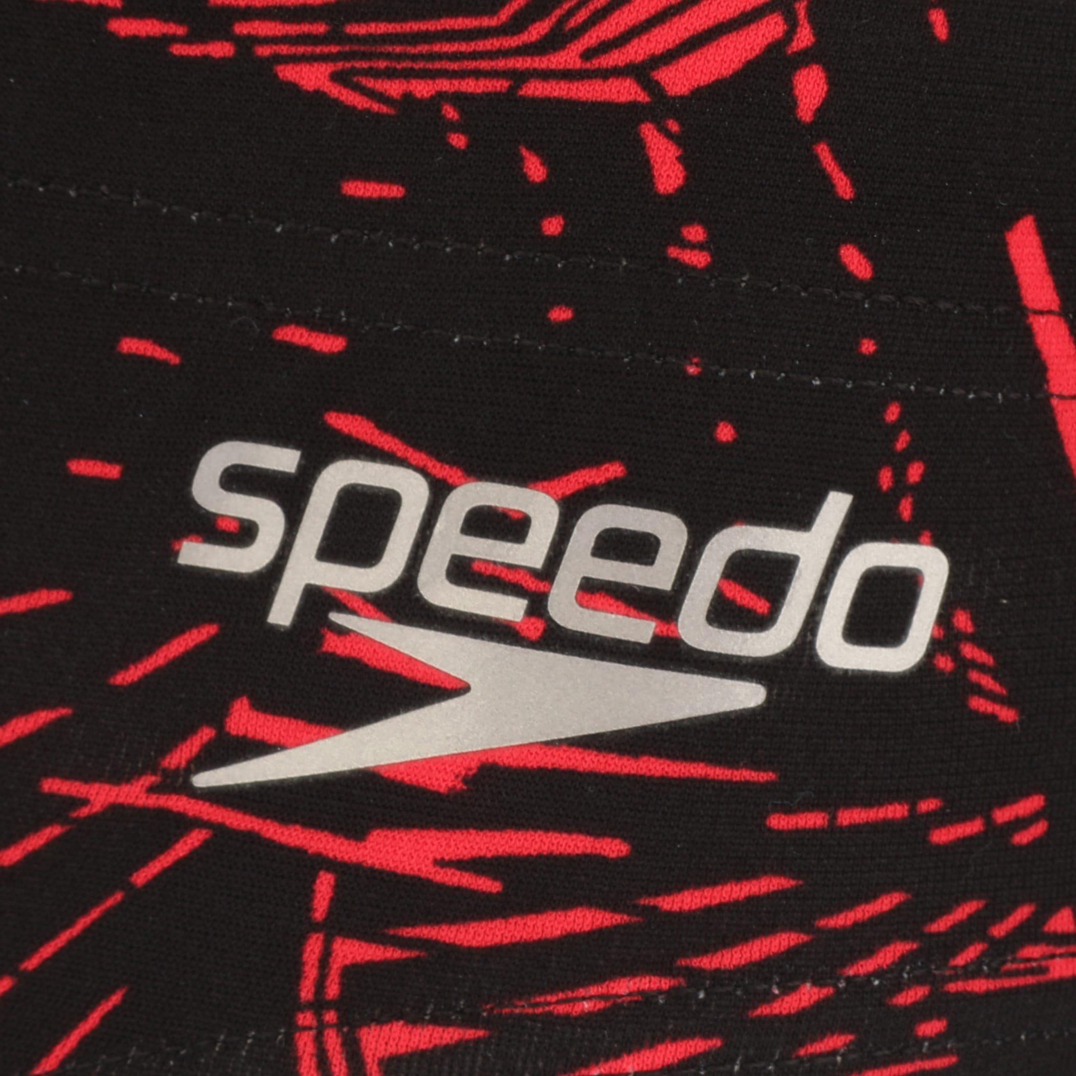 Black Red - Speedo - Allover 7cm Swim Briefs - 3