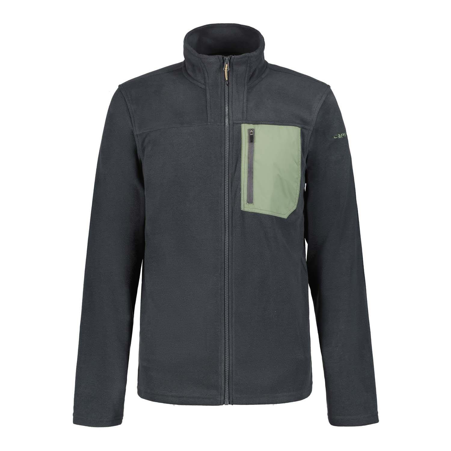 Grey - Icepeak - Maxwell Full-Zip Fleece Mens - 1