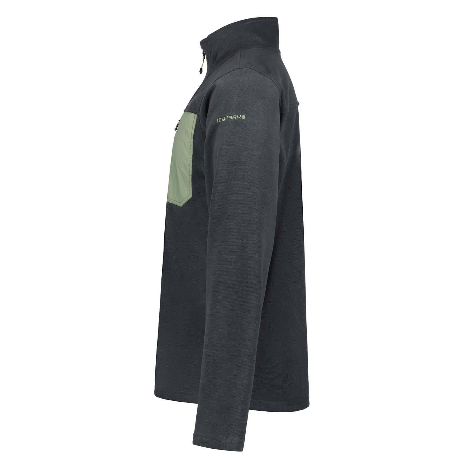 Grey - Icepeak - Maxwell Full-Zip Fleece Mens - 3