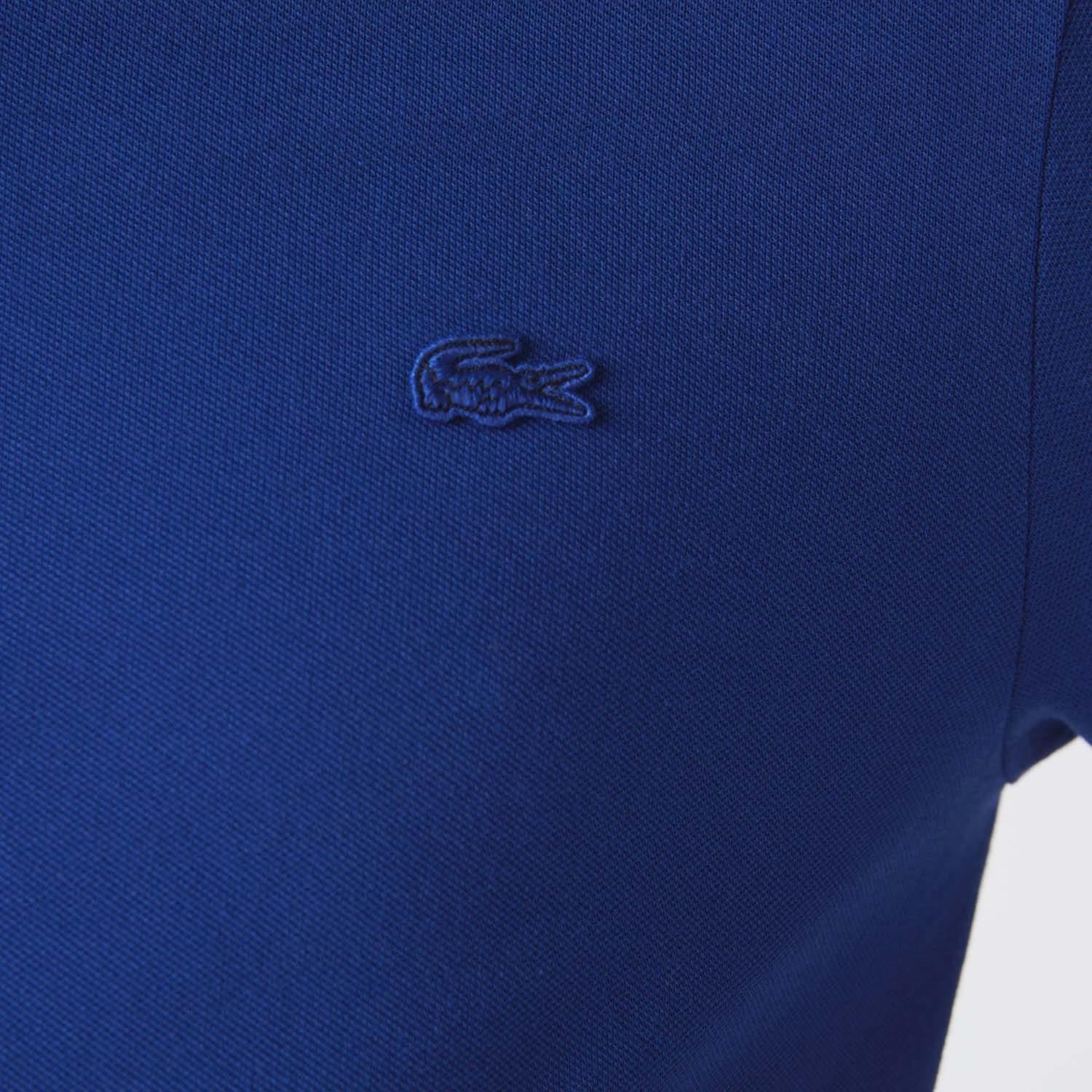 Blue - Lacoste - Regular Fit Paris Stretch Piqu¿ Polo Shirt - 6