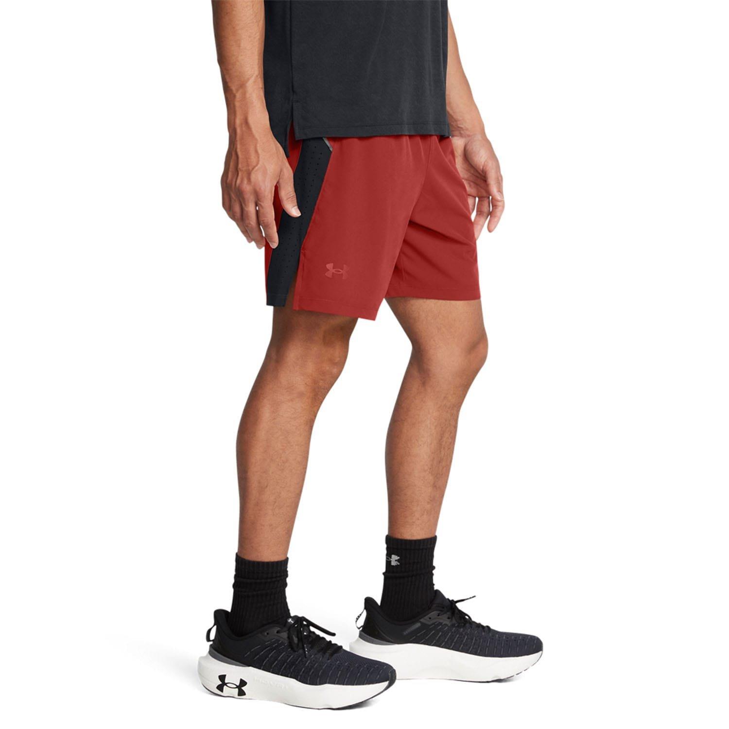 Orange - Under Armour - Launch Elite 7in Shorts - 1