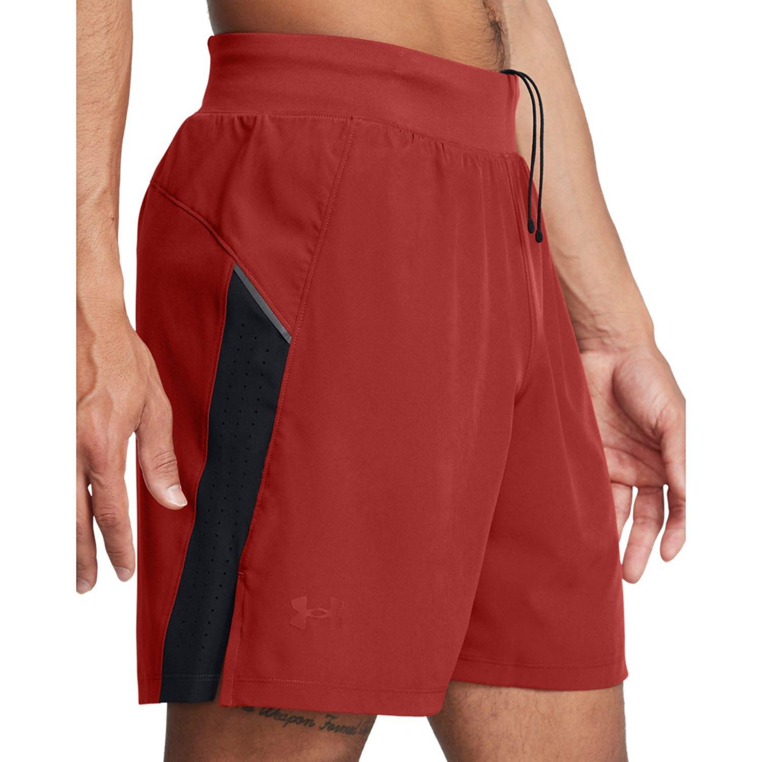 Orange - Under Armour - Launch Elite 7in Shorts - 5