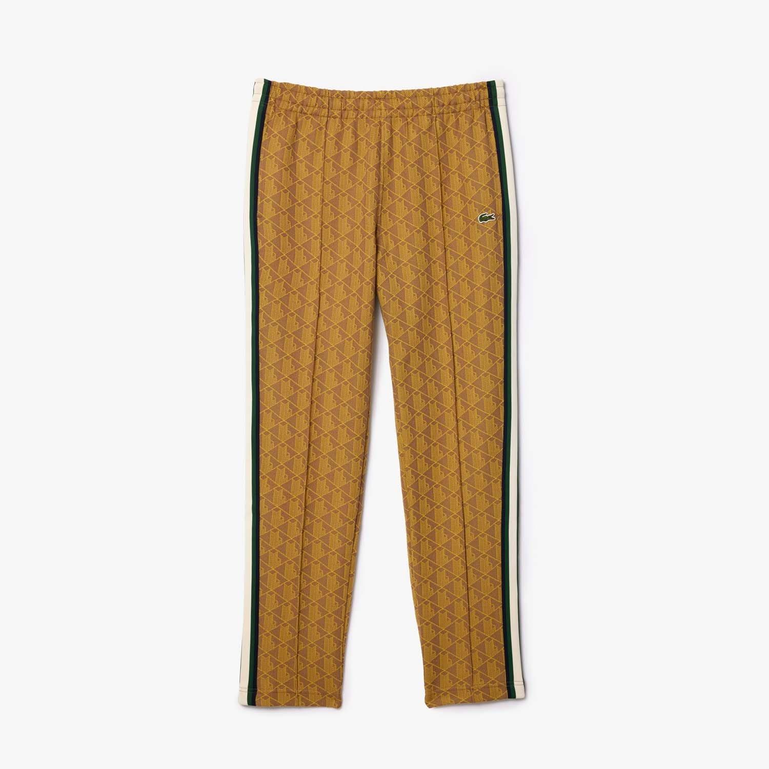 Brown - Lacoste - Paris Monogram Sweatpants - 1