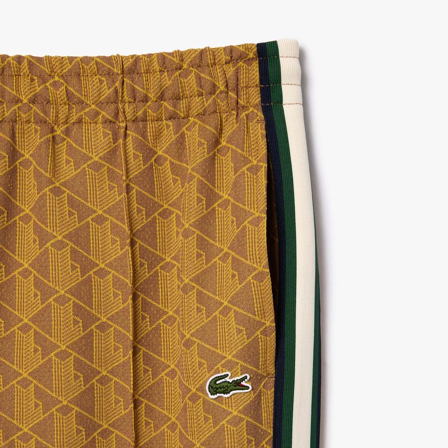 Brown - Lacoste - Paris Monogram Sweatpants - 3
