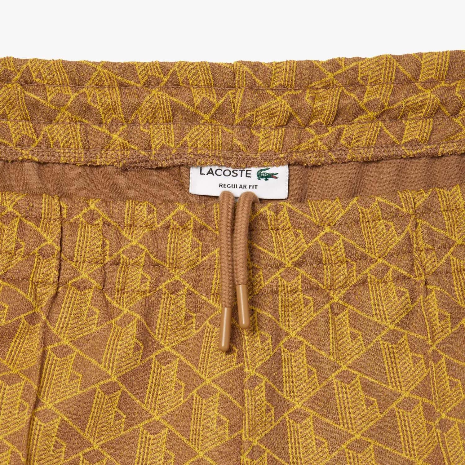 Brown - Lacoste - Paris Monogram Sweatpants - 5