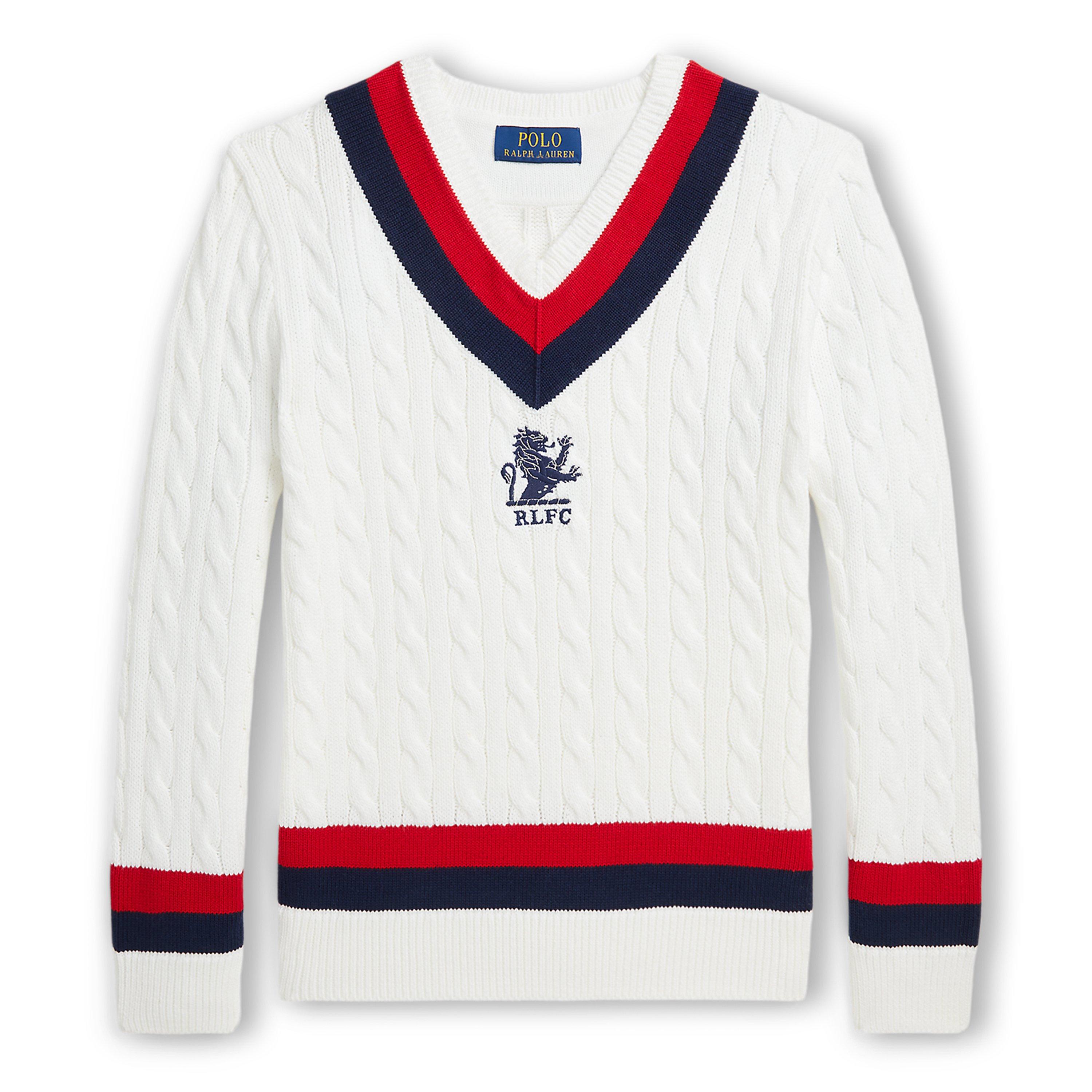 Polo cricket sweater best sale