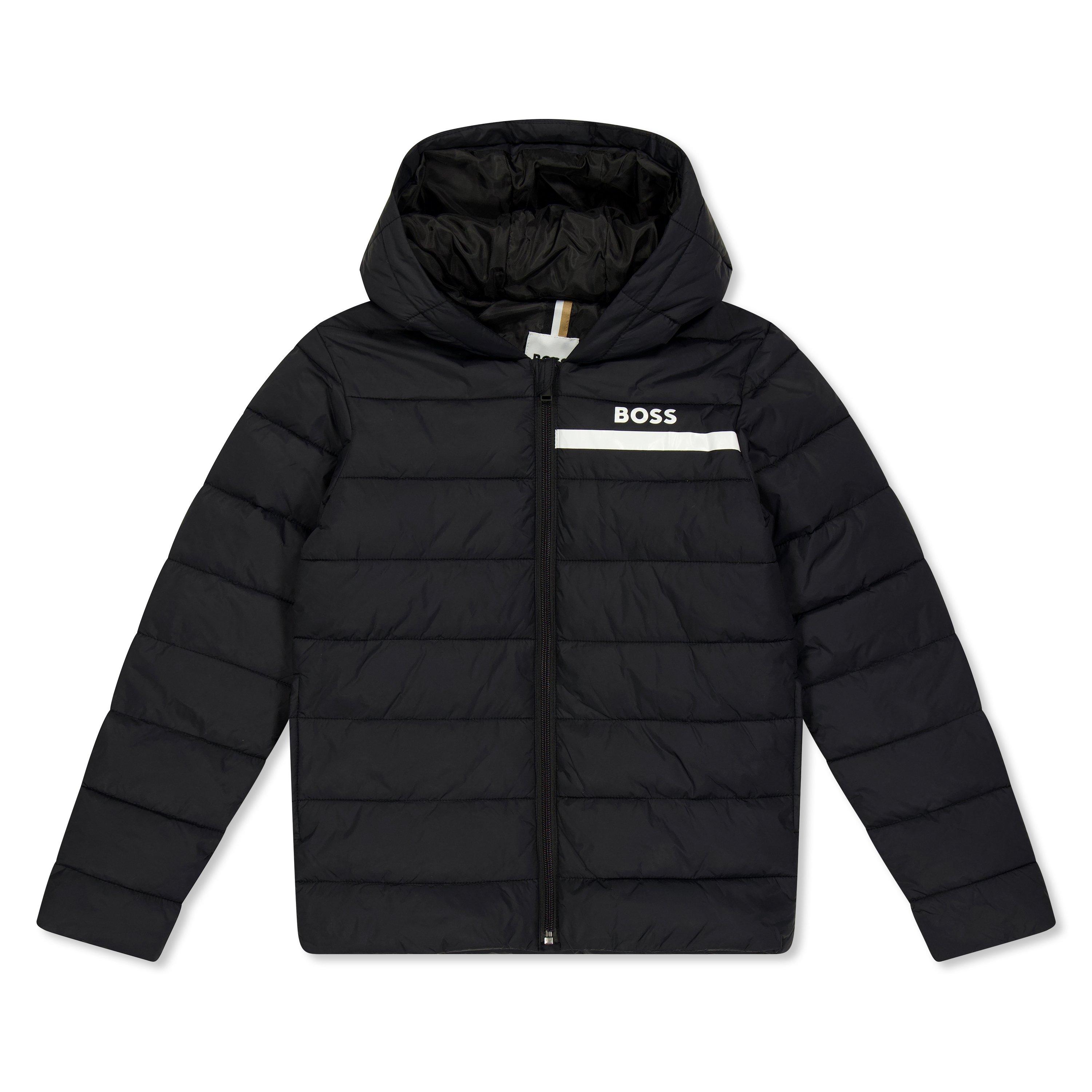 Black - Boss - Kids' Padded Puffer Jacket - 1