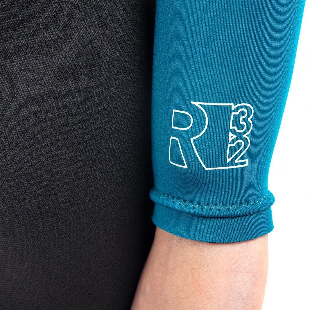 Jet/Teal - Gul - Response 3/2mm Flatlock Junior Steamer - 10