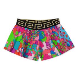 Versace Abstract Elasticated Shorts Junior