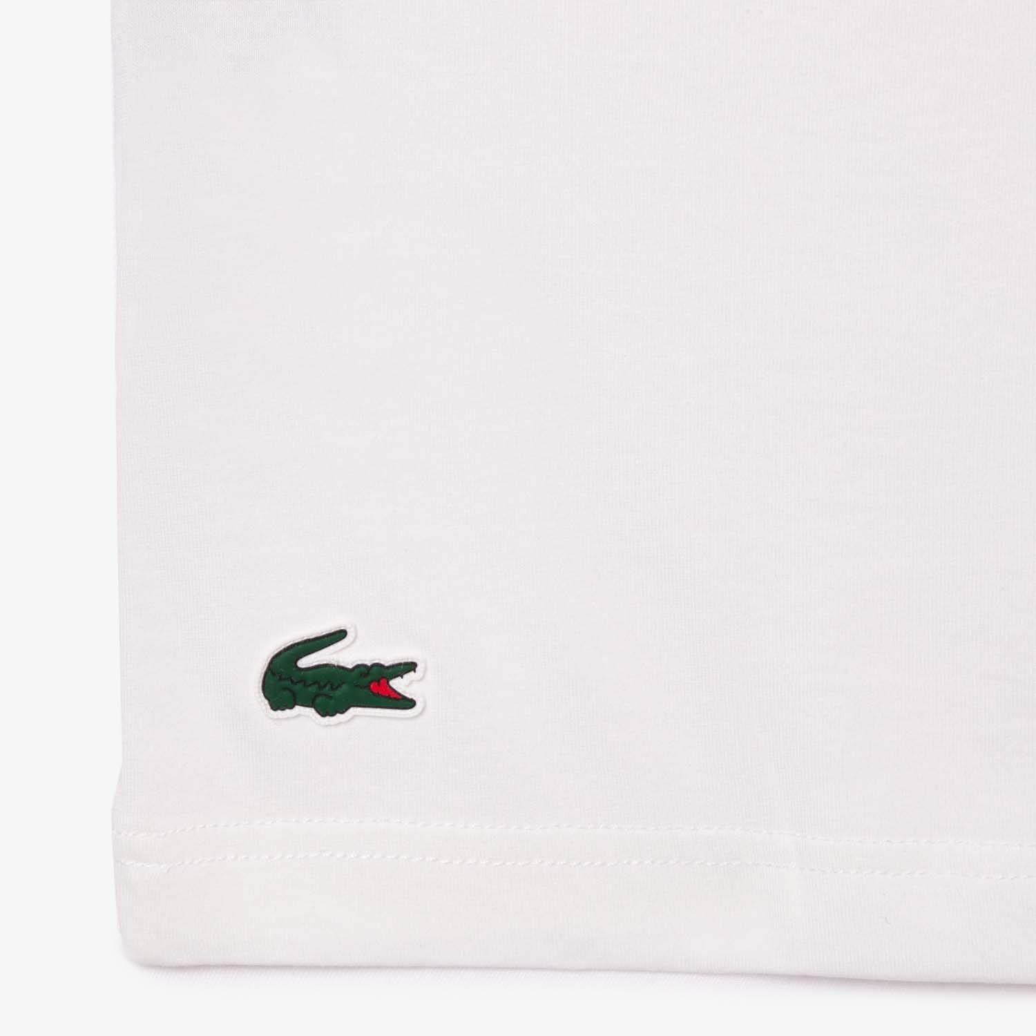 White - Lacoste - Roland-Garros Edition Ultra Dry Tennis T-Shirt - 4