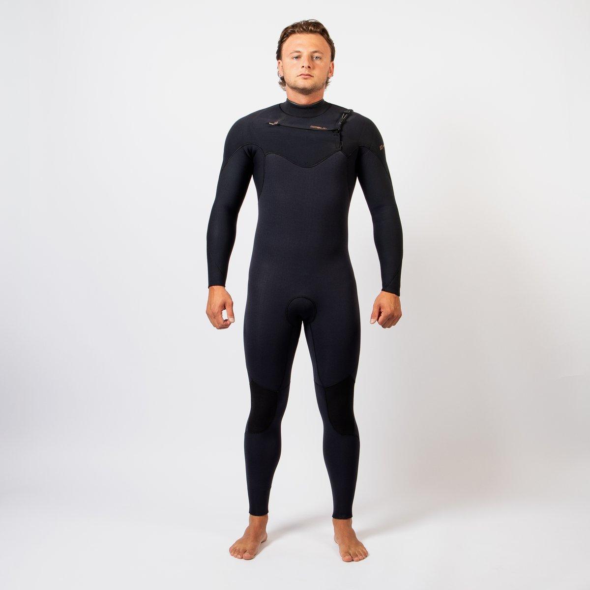 Black - Gul - VIPER 54 BLINDSTITCHED  YAMAMOTO FULL WETSUIT - 1
