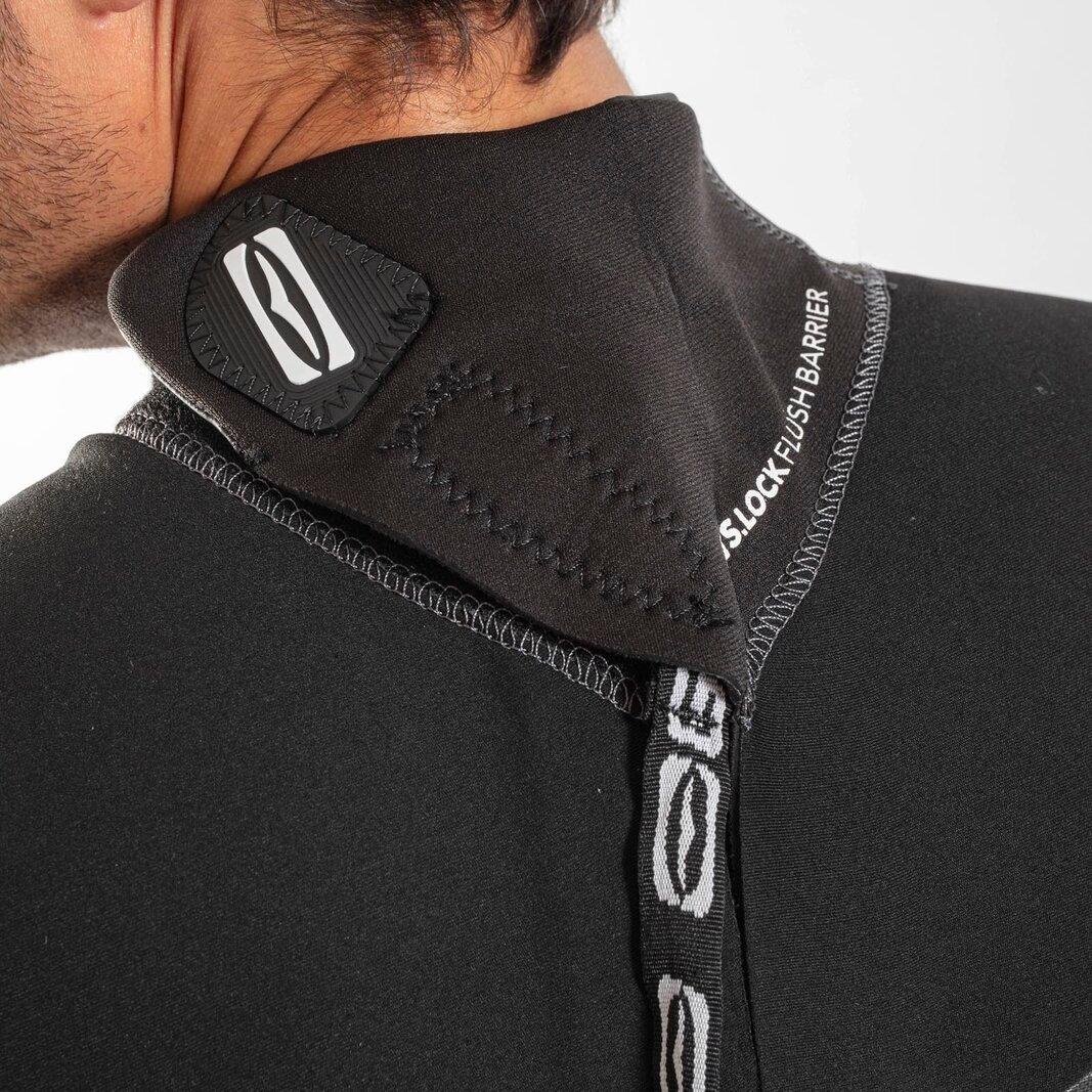 Black - Gul - Response 4/3mm Blindstitched Steamer Men's - 11