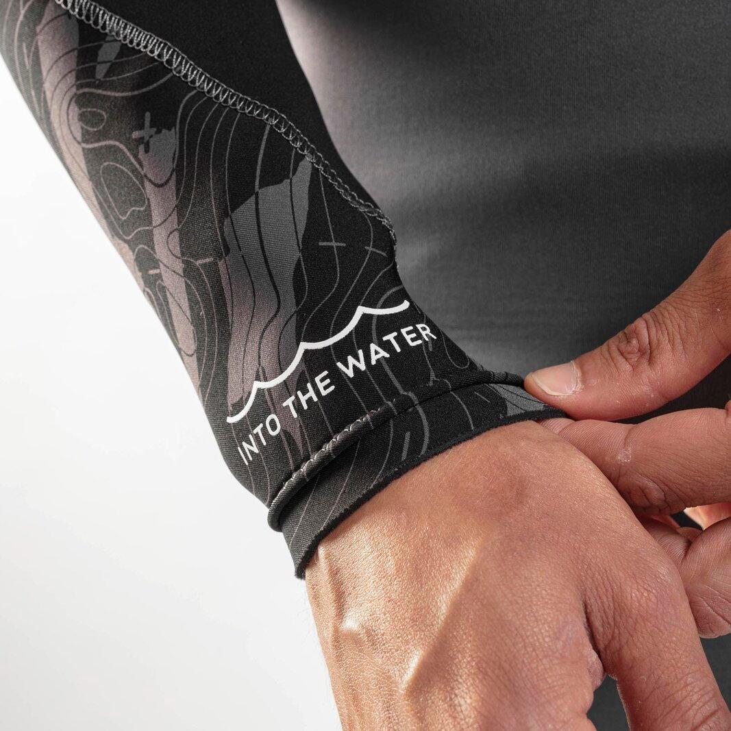 Black - Gul - Response 4/3mm Blindstitched Steamer Men's - 14