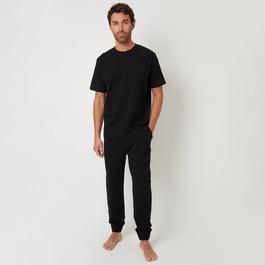 Threadbare Textured Short Sleeve T Shirt And Jogger Pyjama Set