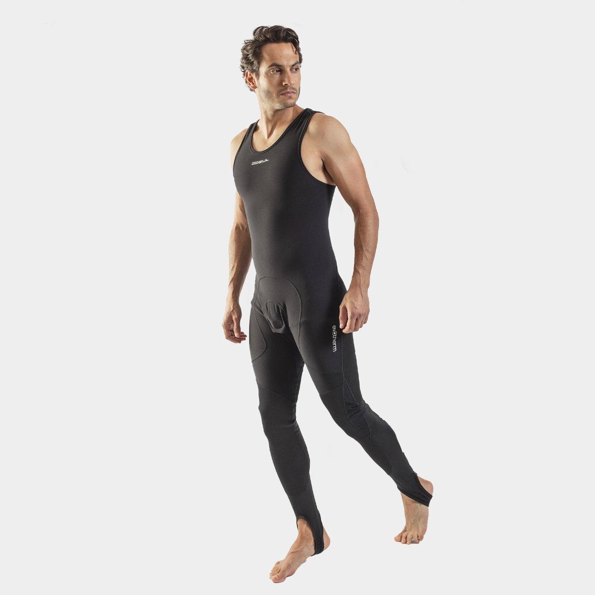 Black - Gul - EVOTHERM  FLATLOCK LONGJOHN THERMAL - 1
