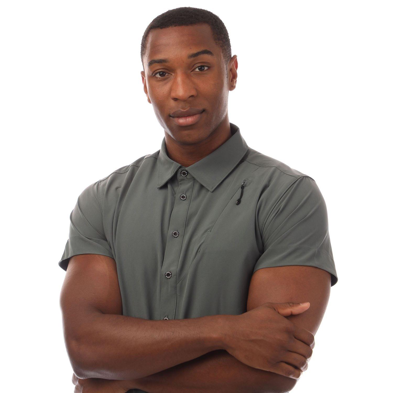 Green - Icepeak - Brewster Short Sleeve Shirt Mens - 3