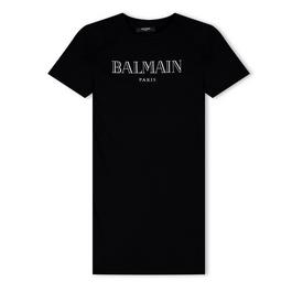 Balmain Logo Dress Jn52