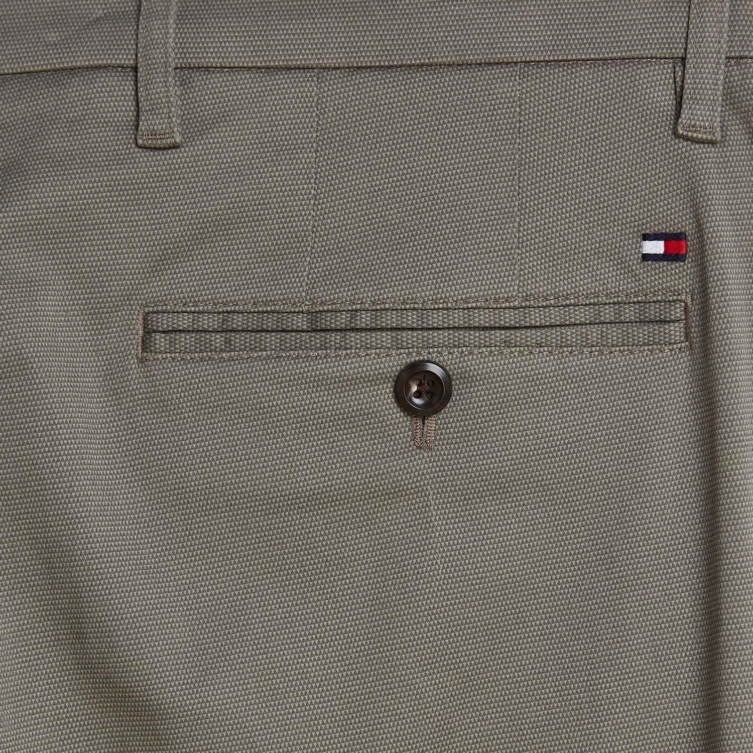 Grey - Tommy Hilfiger - Denton Printed Straight-Fit Chinos - 8