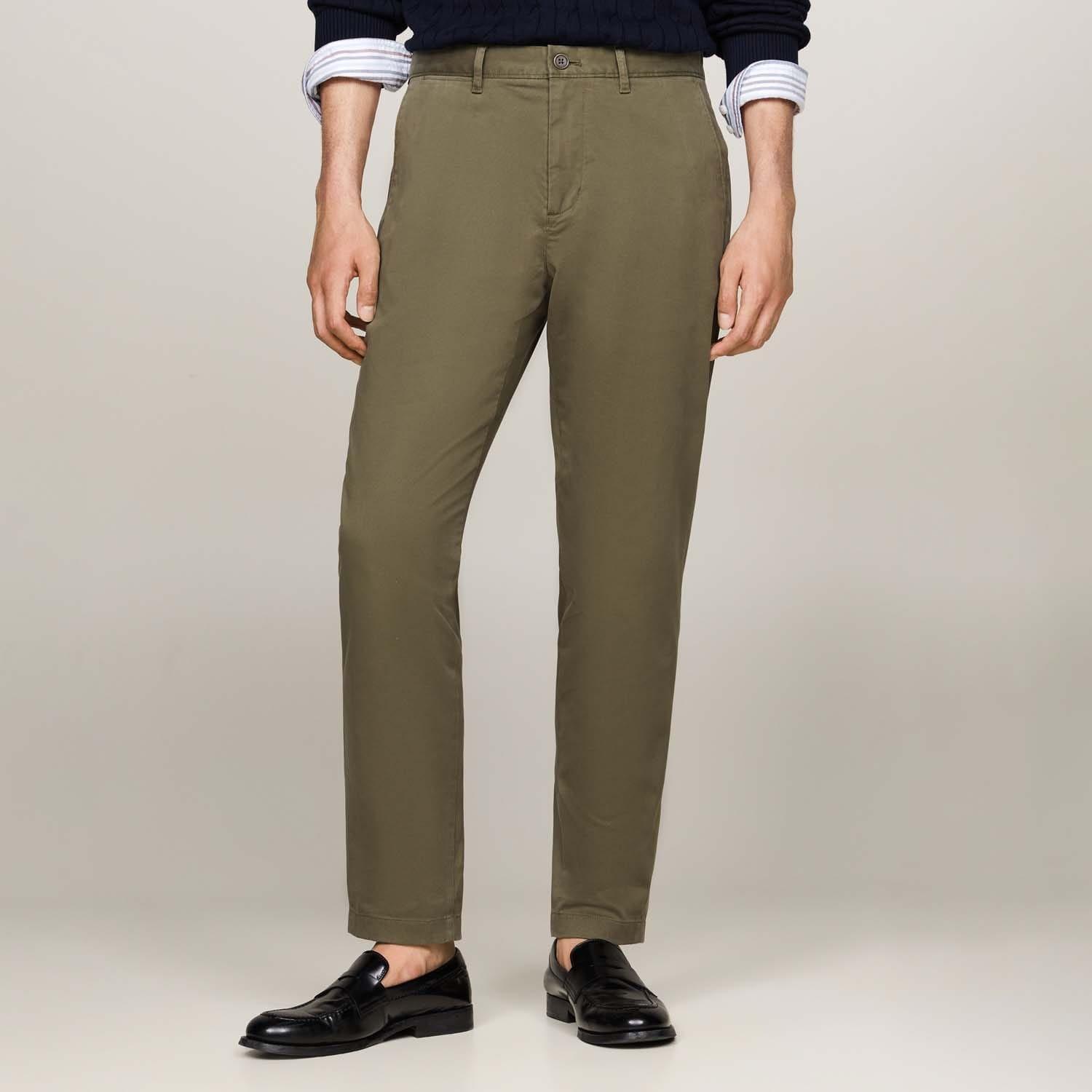 Grey - Tommy Hilfiger - Denton Printed Straight-Fit Chinos - 9