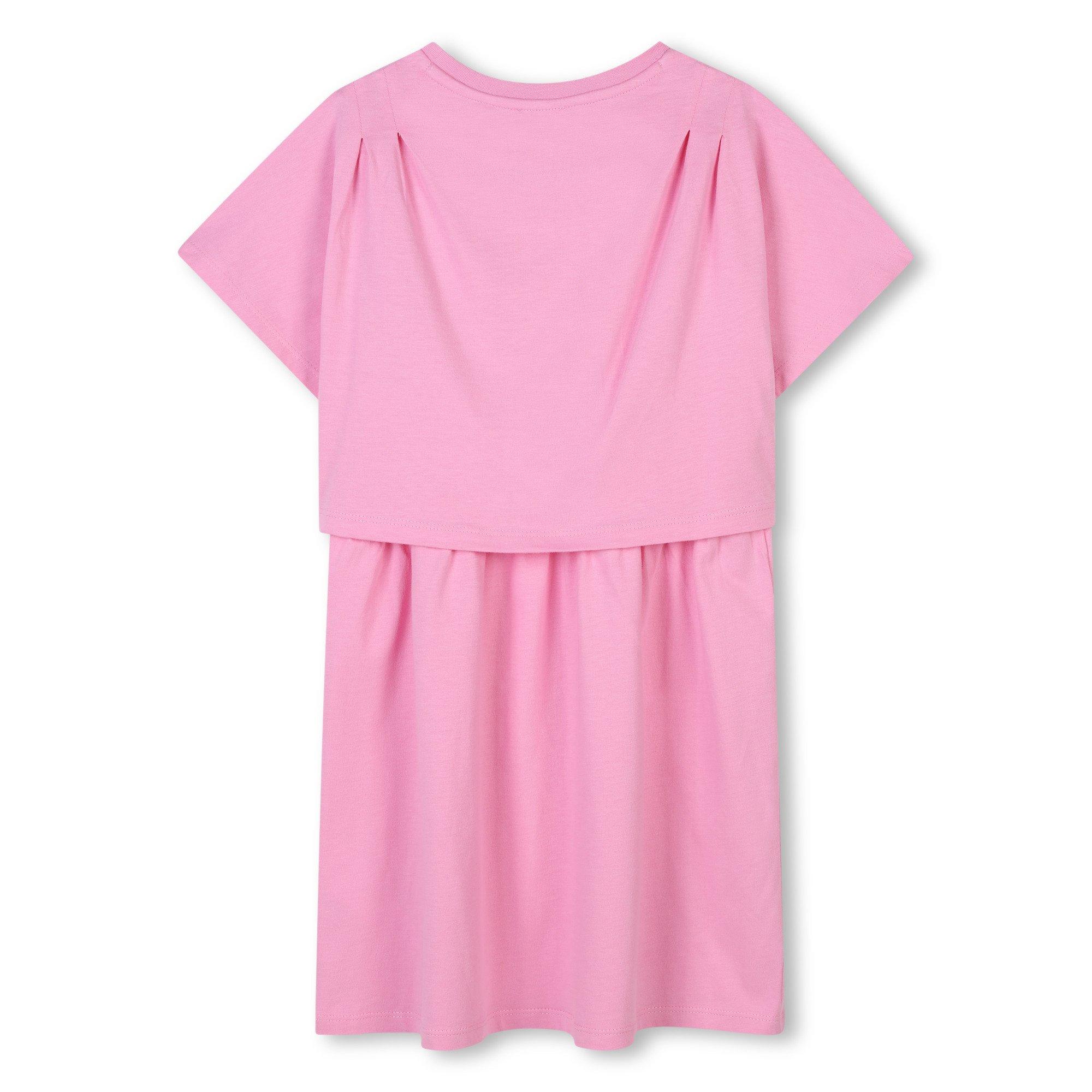 Pink 465 - Kenzo - Kids' Logo T-Shirt Dress - 2