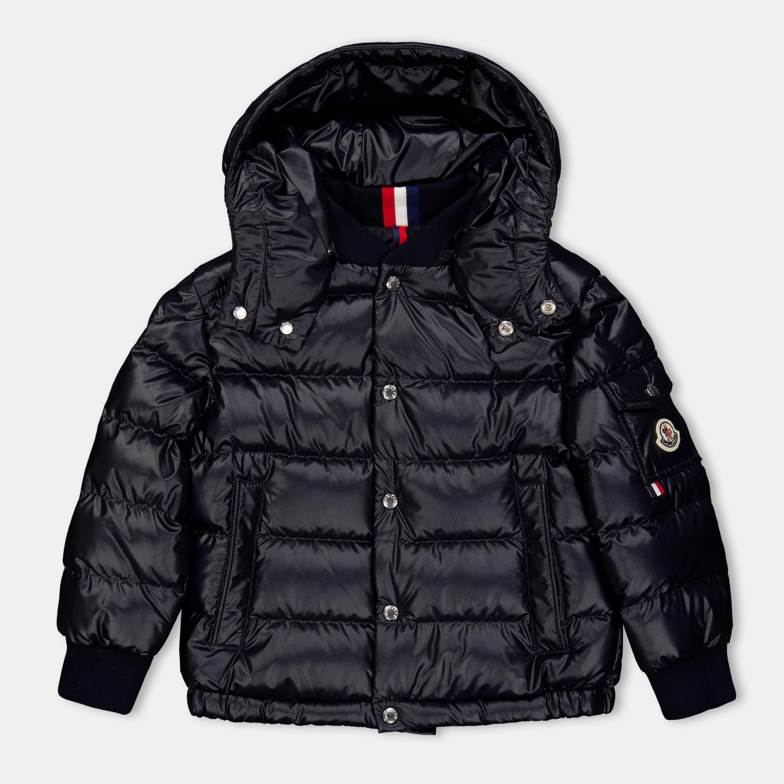 Navy 778 - Moncler - Kids' Quilted Lightweight Short Puffer Jacket - 1