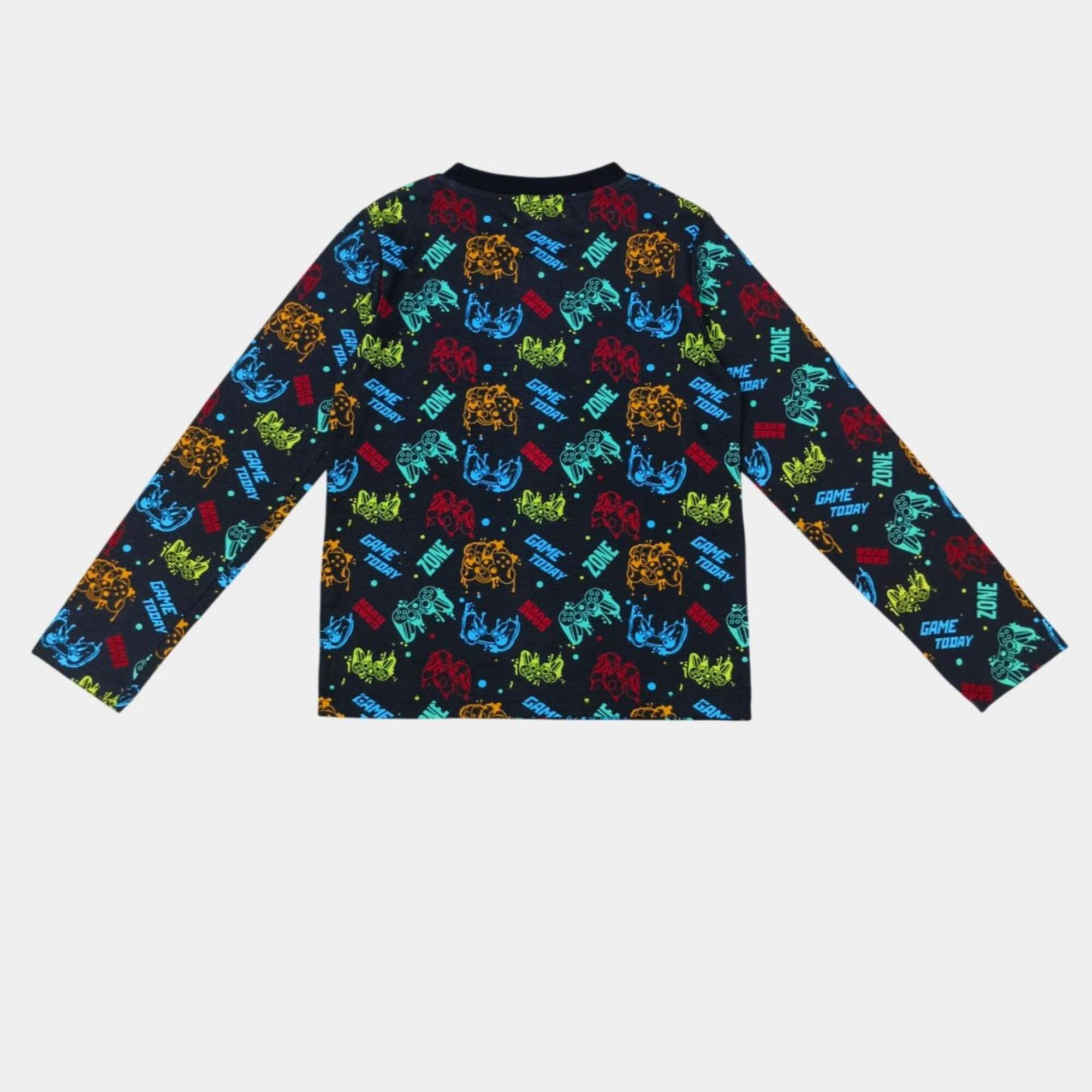 Igra - Star - Cotton Gaming Relaxed Fit Long Sleeve Pyjama Sets - 5