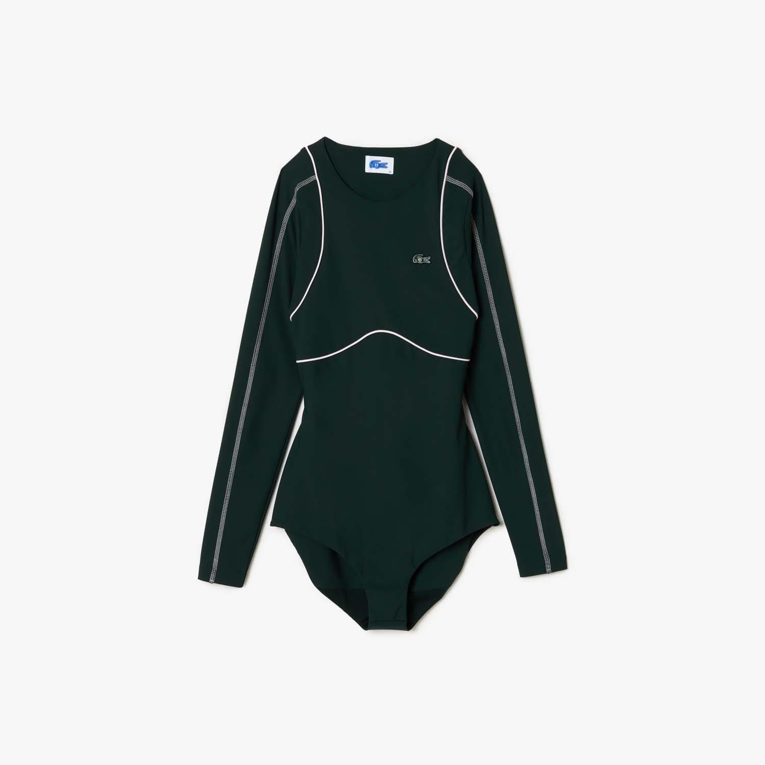 Green - Lacoste - x Eleven by Venus Long Sleeve Bodysuit - 1