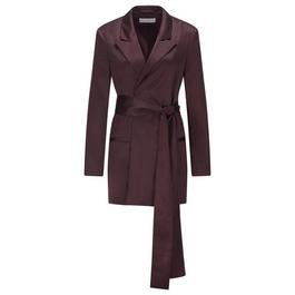 Boss Jishina Satin Wrap Blazer