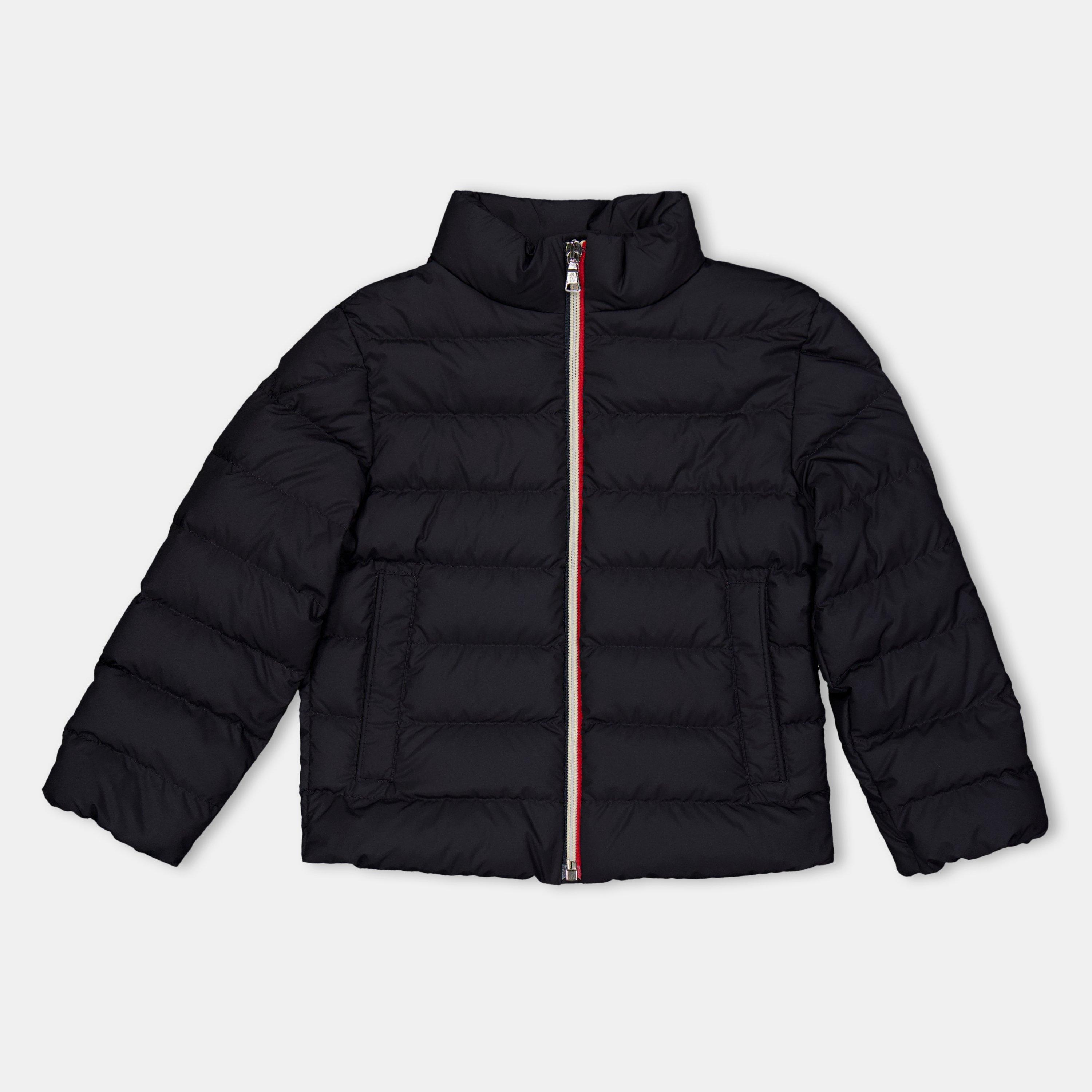 Navy 778 - Moncler - Kids' Serapio Down Long Sleeve Short Puffer Jacket - 1