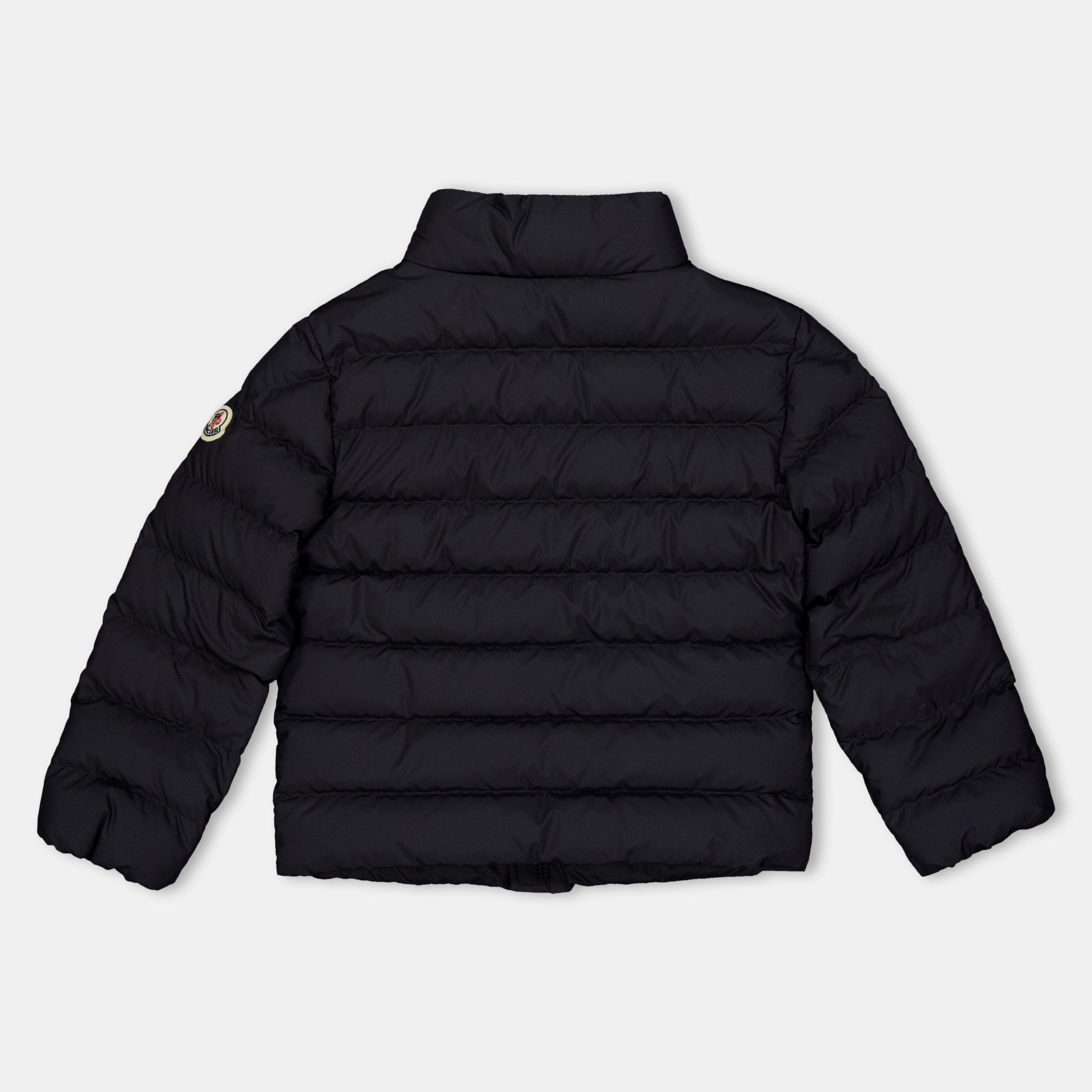 Navy 778 - Moncler - Kids' Serapio Down Long Sleeve Short Puffer Jacket - 2