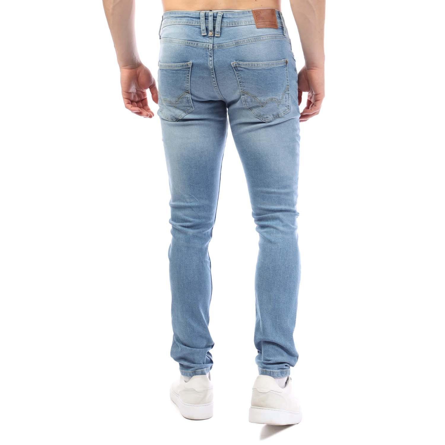 Blue - Duck and Cover - Maylead  LW Slim-Fit Jeans - 3