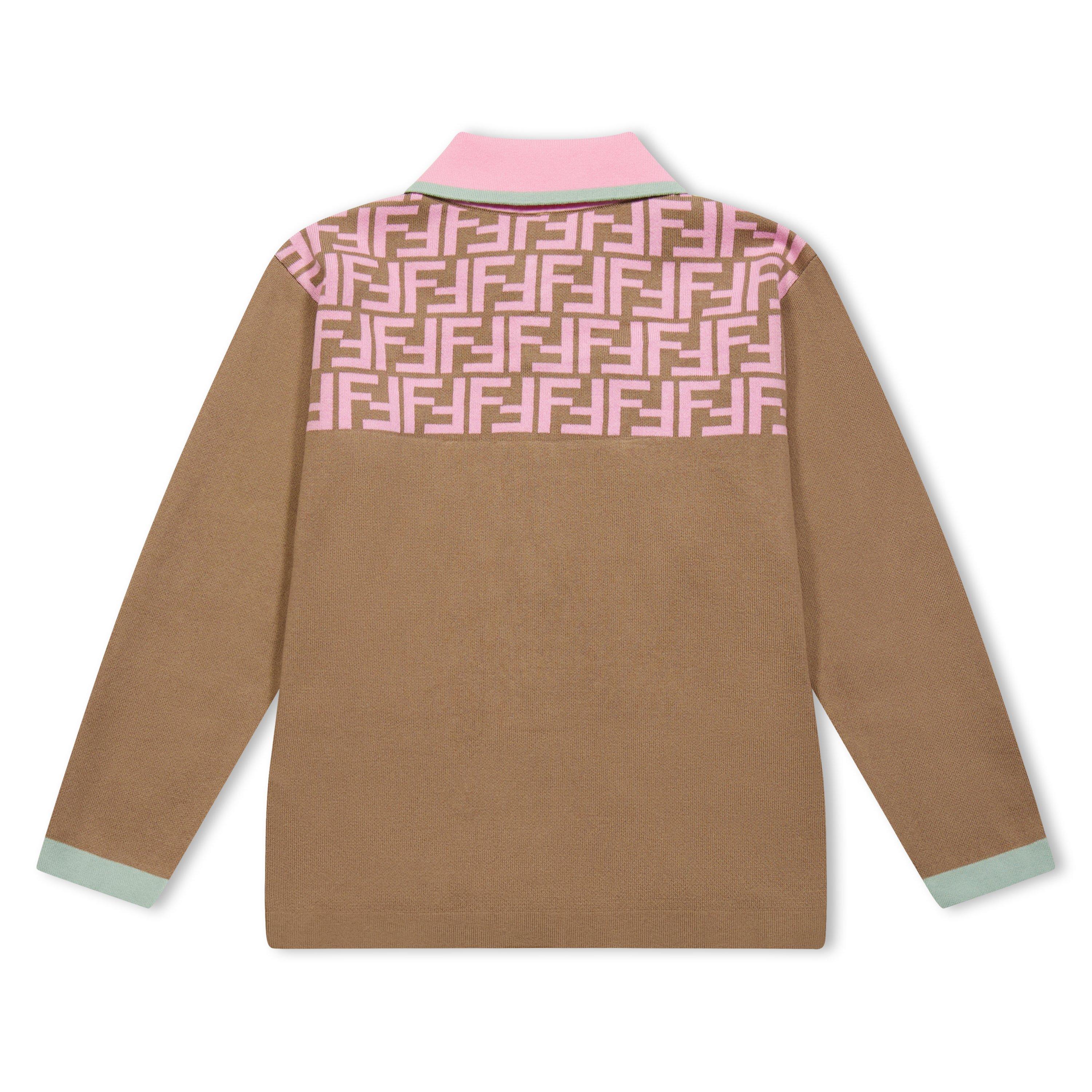 Multi F1UPU - Fendi - Kids' Knitted Cardigan - 2