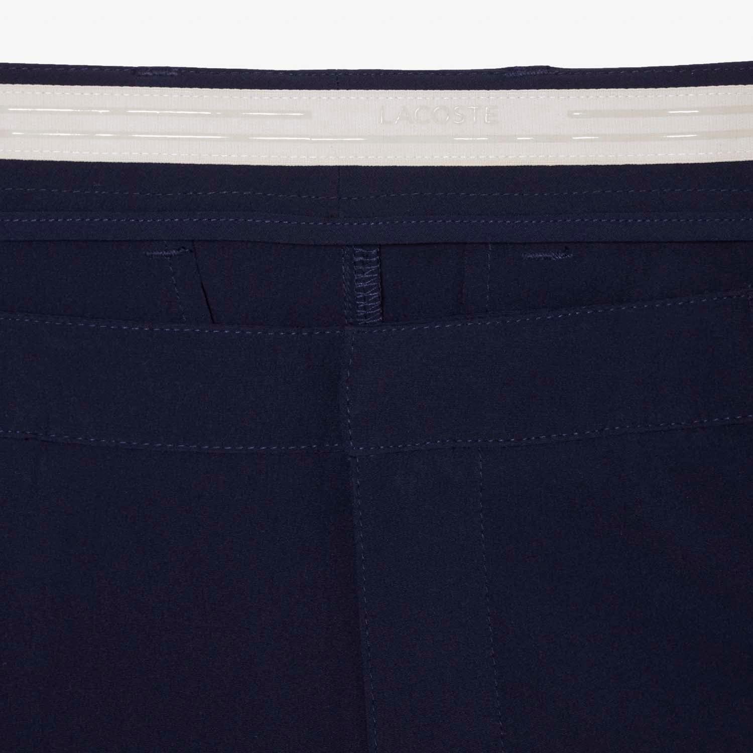 Blue - Lacoste - Lightweight Stretch Golf Bermuda Shorts - 4