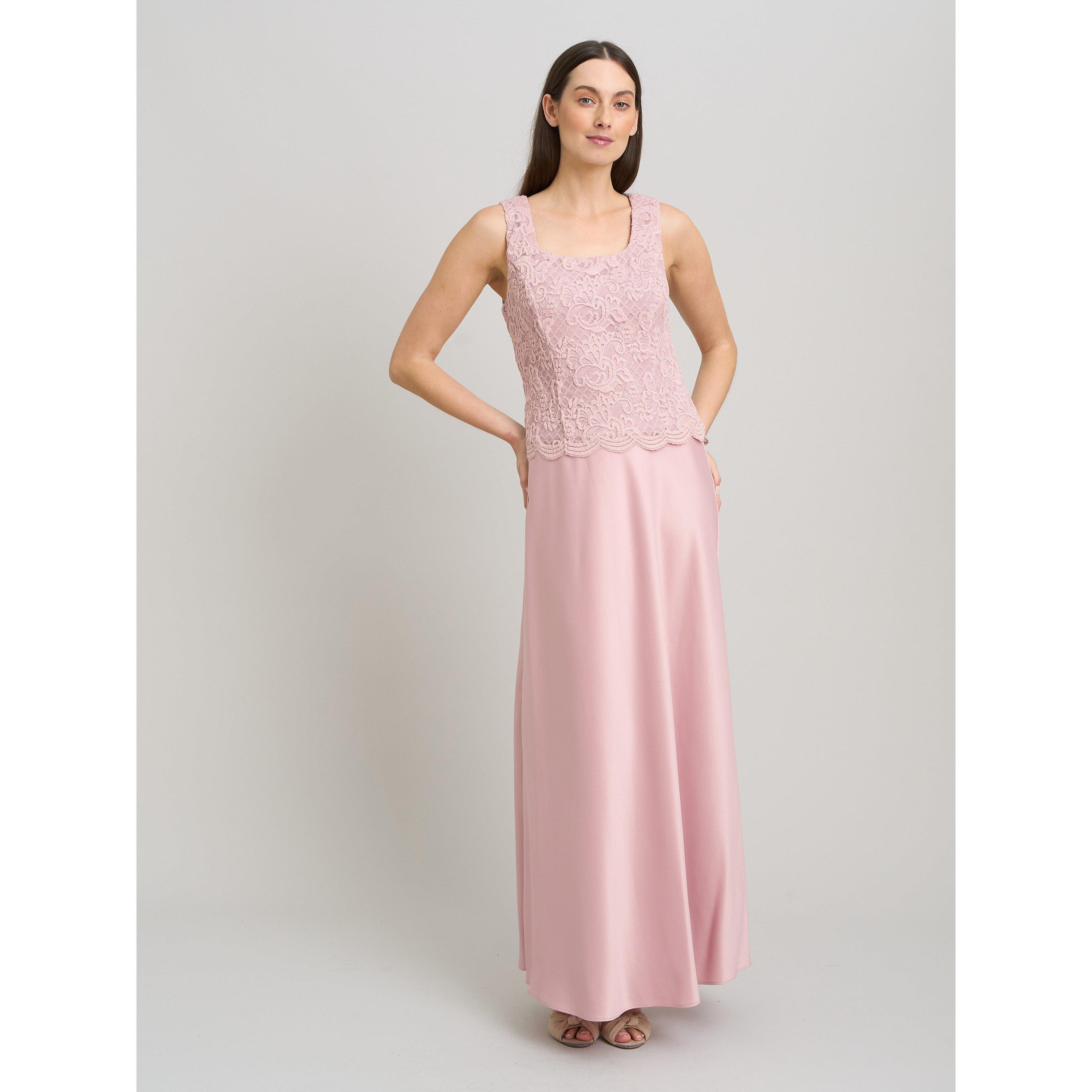 Blush - Gina Bacconi - Marilou Lace & Satin Dress & Jacket - 11