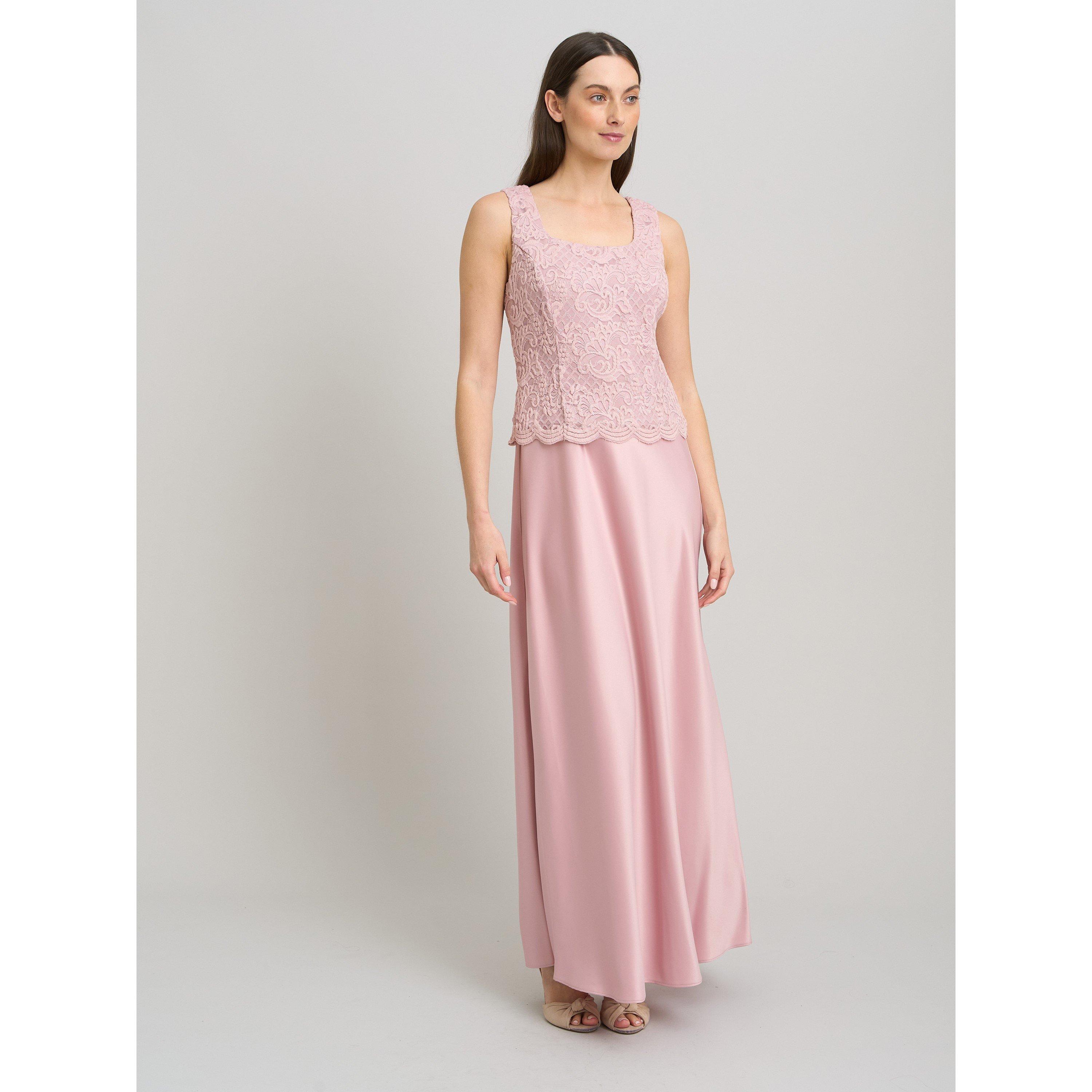 Blush - Gina Bacconi - Marilou Lace & Satin Dress & Jacket - 10