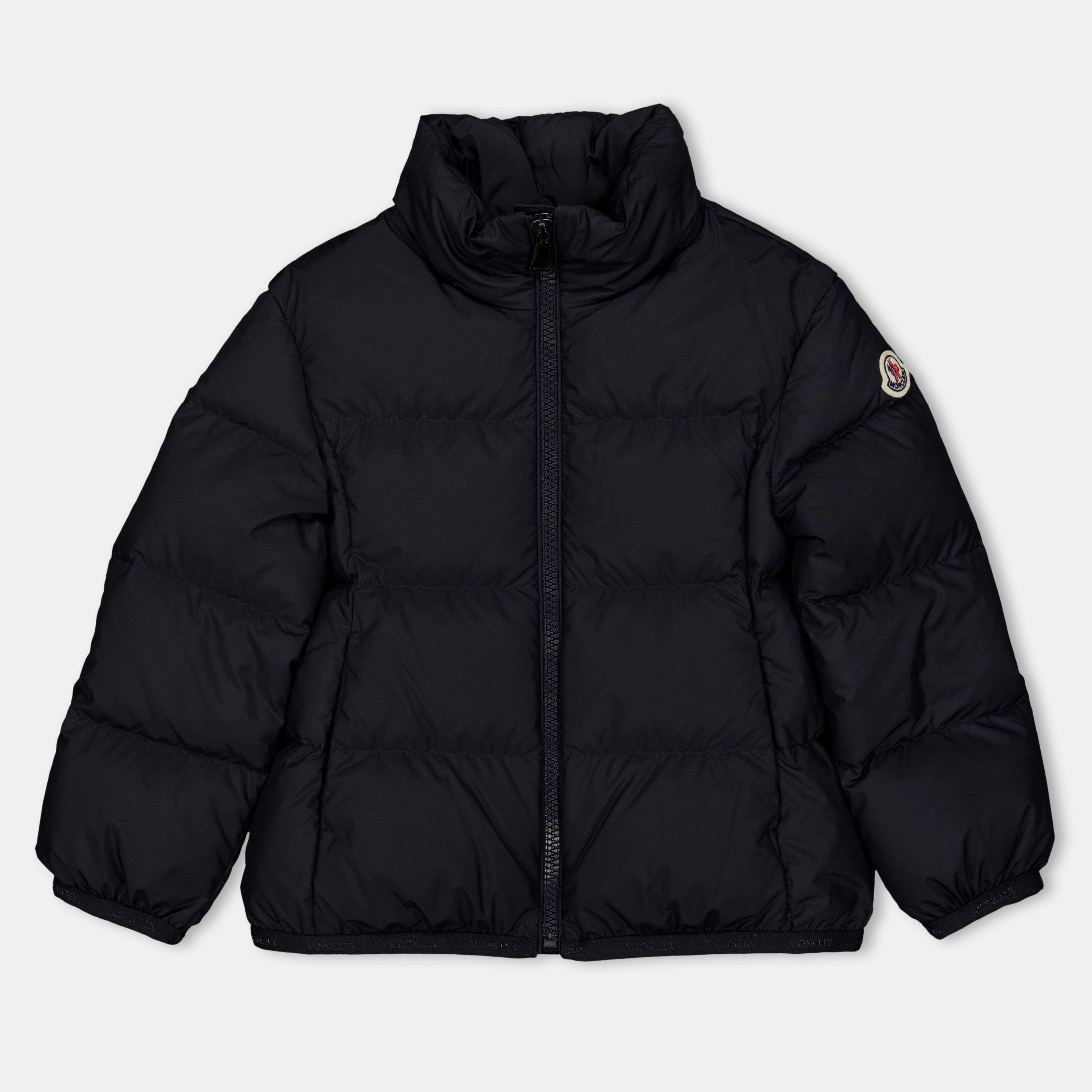 Moncler Kids' Cermasa Quilted Short Puffer Jacket - Navy 778 - Size 8Y