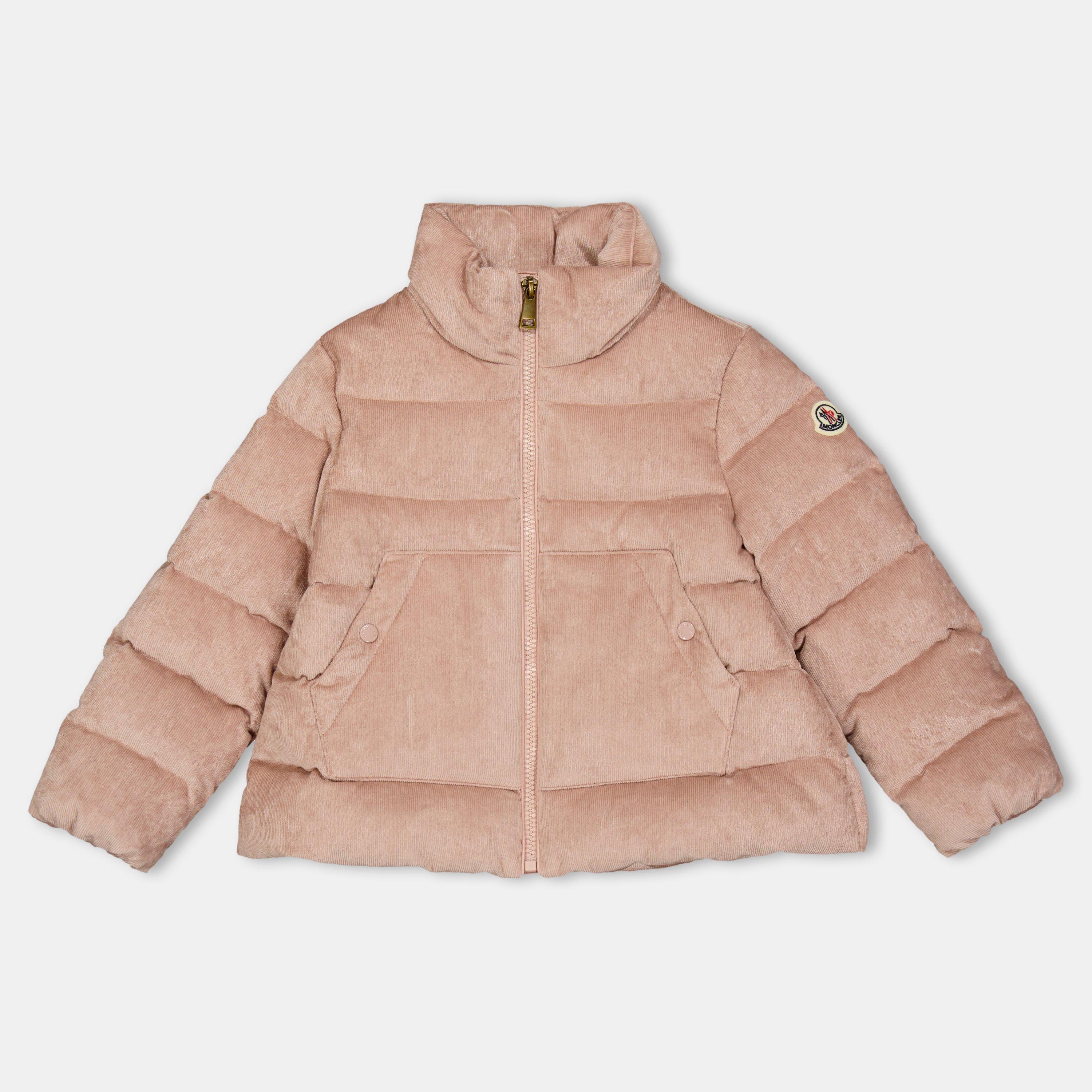 Moncler Kids' Quilted Compact Short Puffer Jacket - Pink 53D - Size 4Y