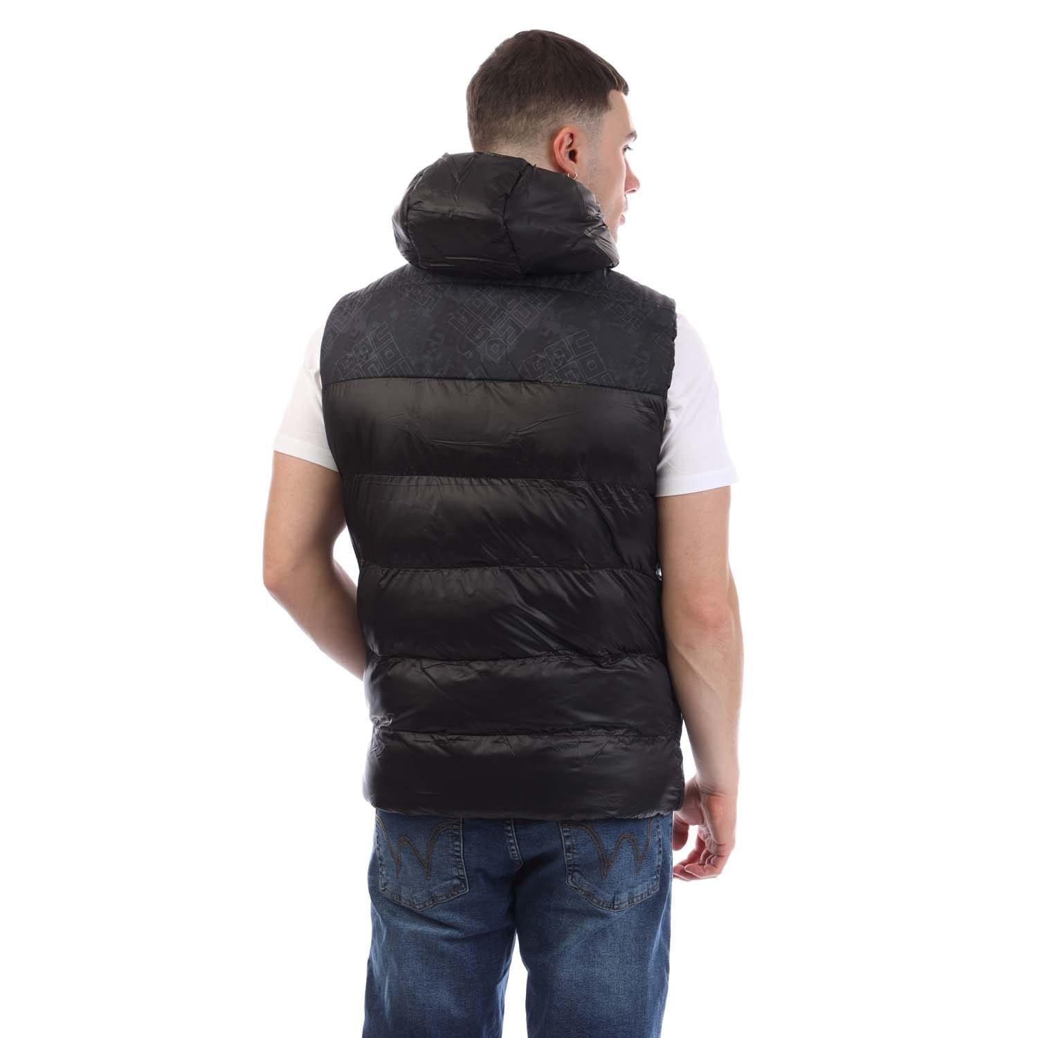 Black - Duck and Cover - Rierson Hooded Gilet - 2