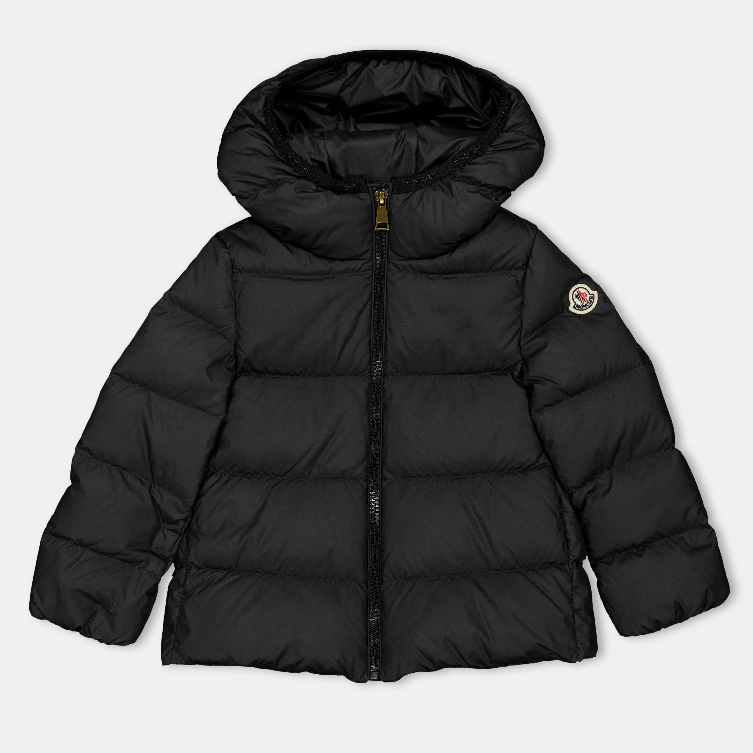 Black 999 - Moncler - Kids' Insulated Water Repellent Short Puffer Jacket - 1