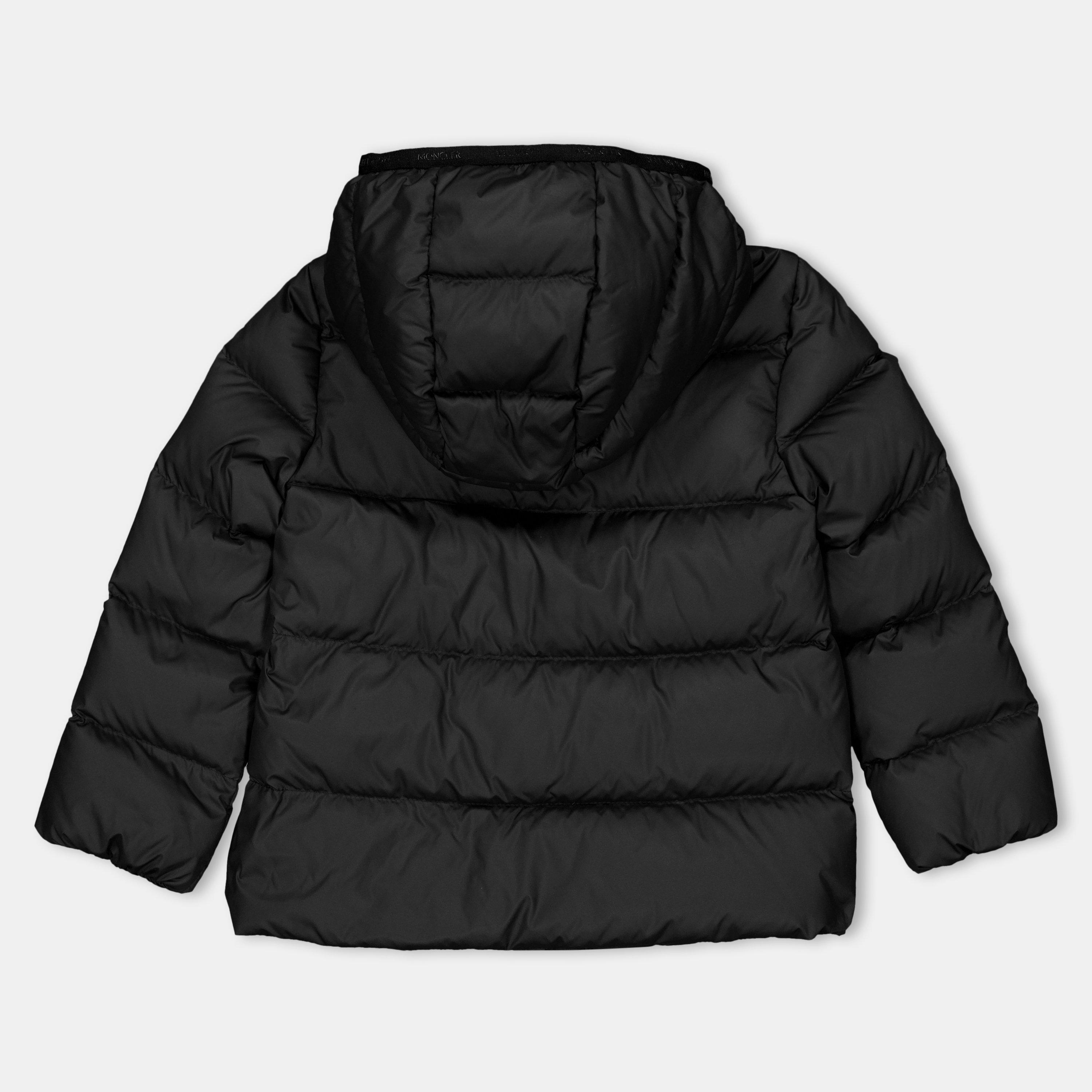 Black 999 - Moncler - Kids'  Insulated Water-Repellent Short Puffer Jacket - 2