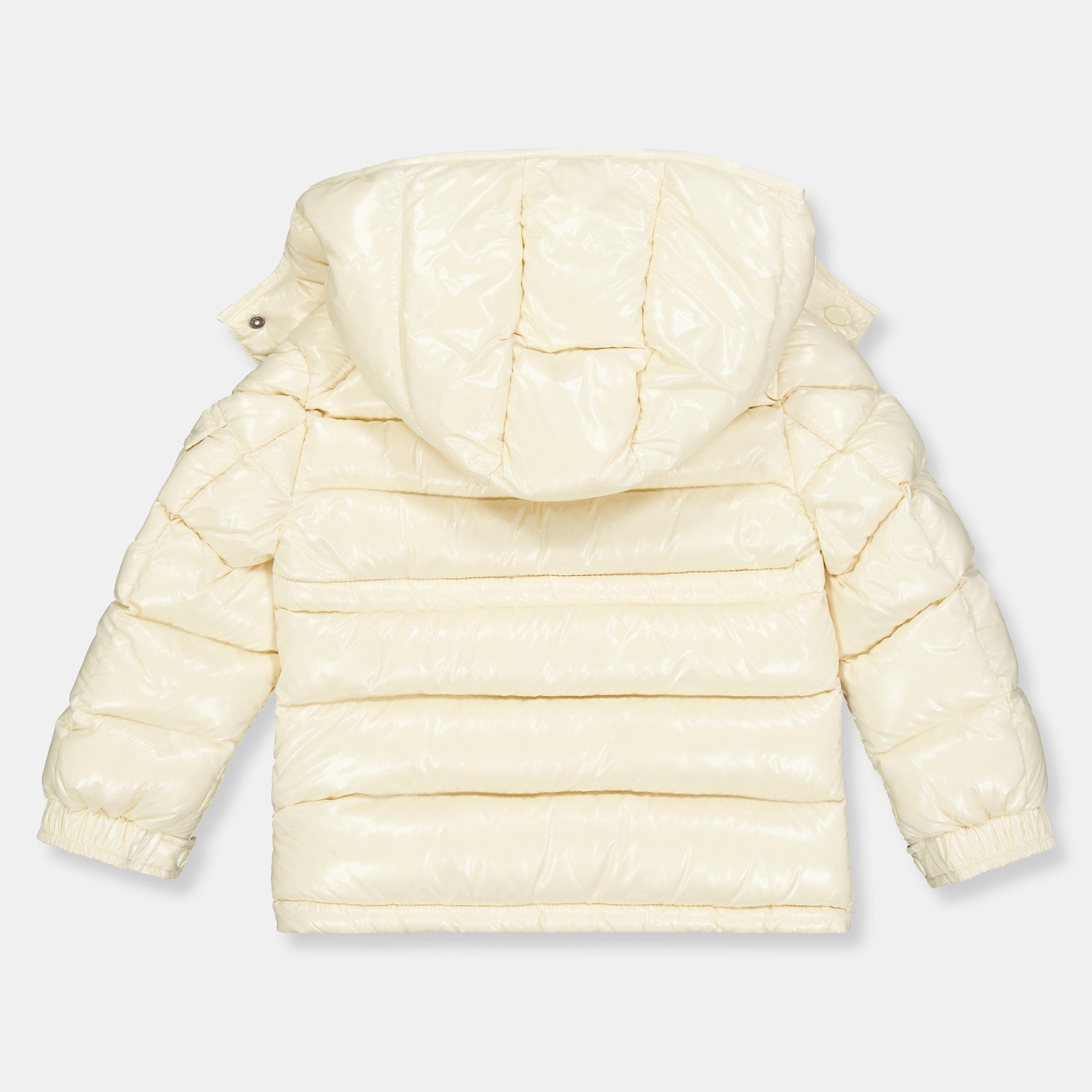 Ivory 070 - Moncler - Kids' Maire Down Long Sleeve Short Puffer Jacket - 2