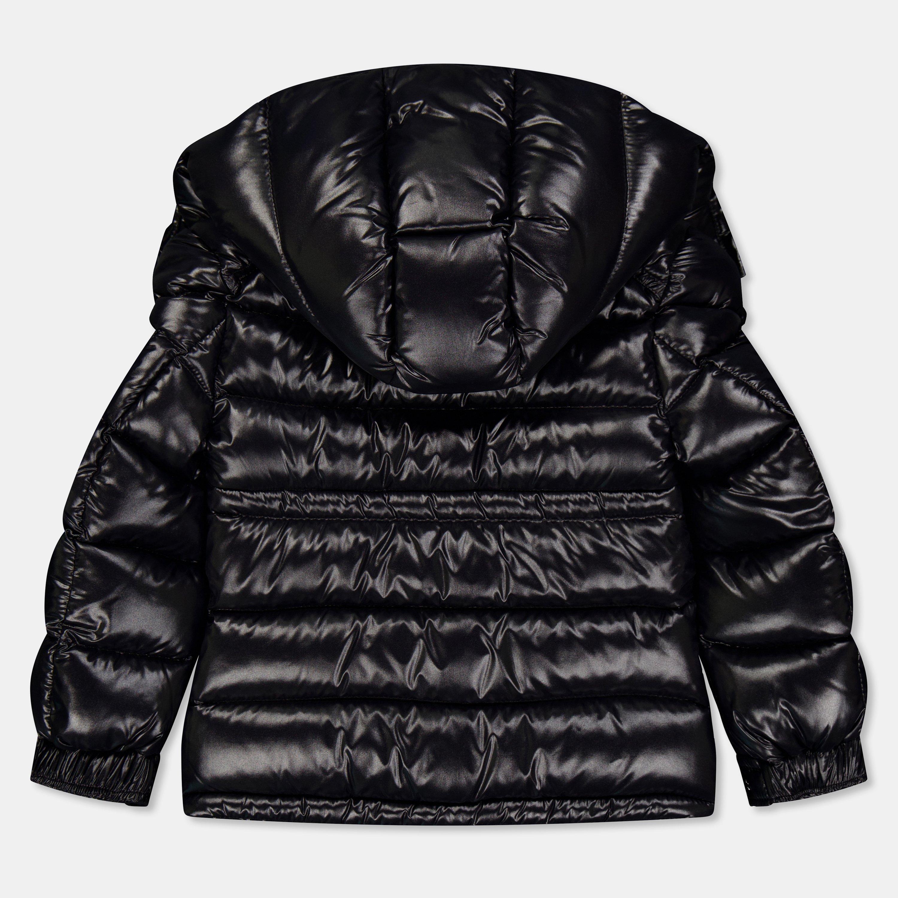 Black 999 - Moncler - Kids' Maire Down Long Sleeve Short Puffer Jacket - 2