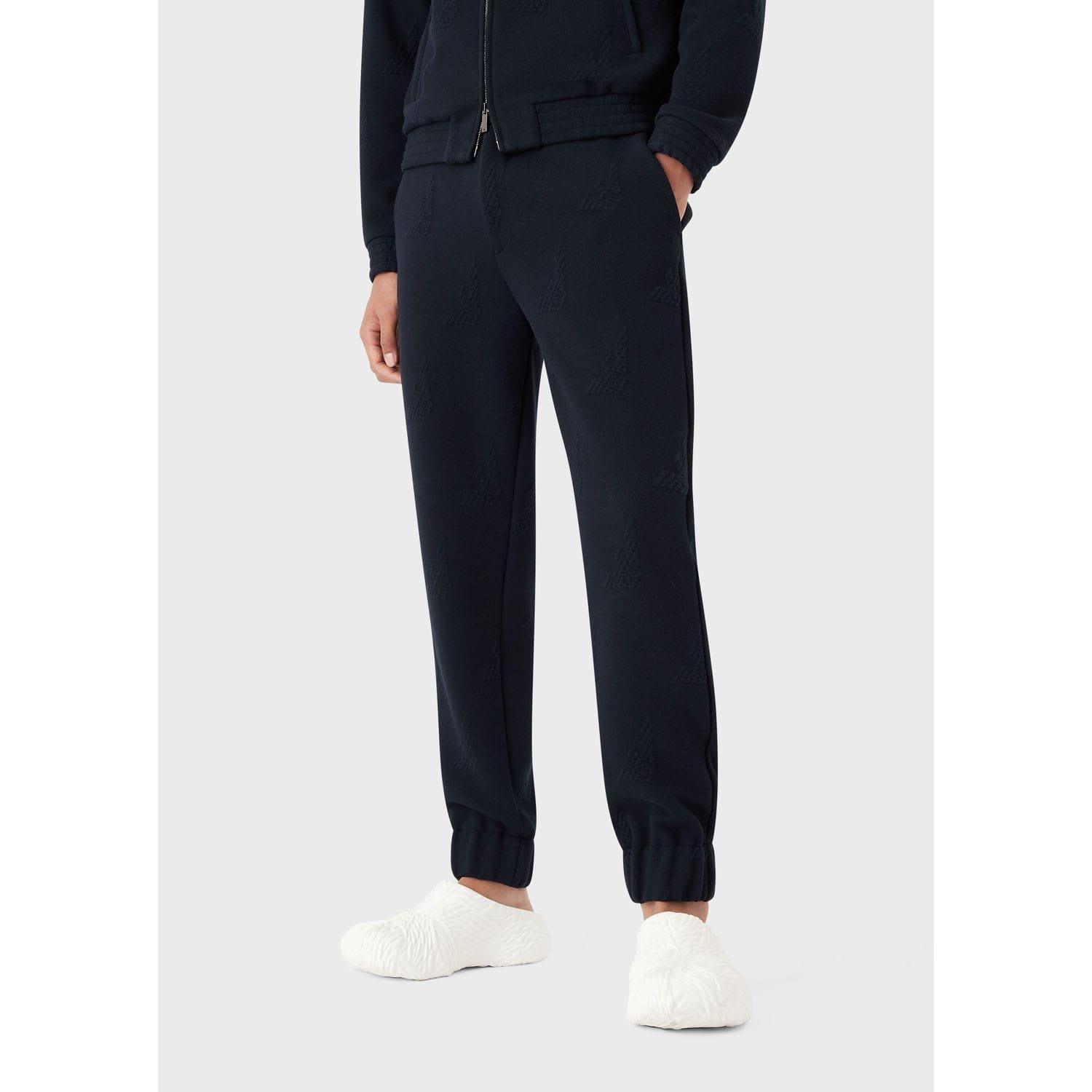 Navy - Emporio Armani - Trousers - 1