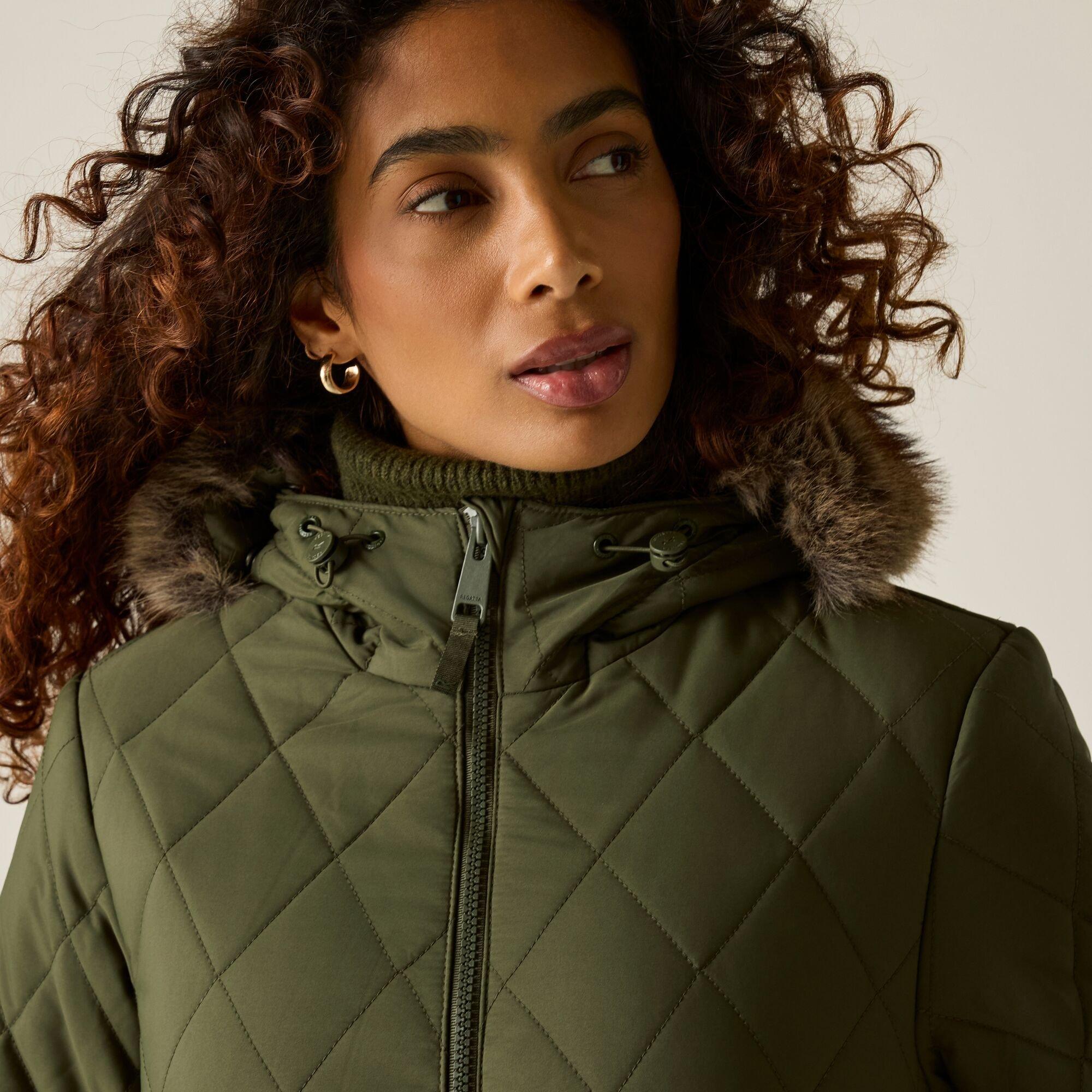 Dark Khaki - Regatta - Womens Fionne Insulated Jacket - 2